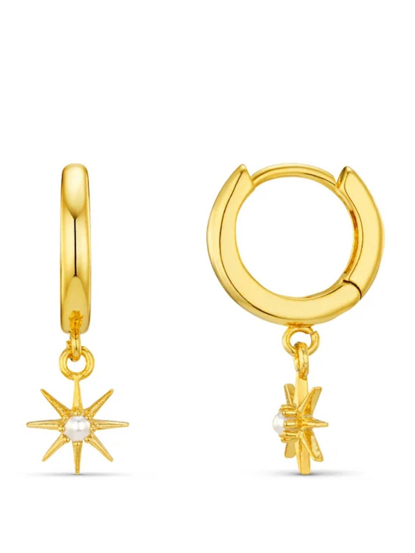 Orelia Birthstone Earrings - Gold