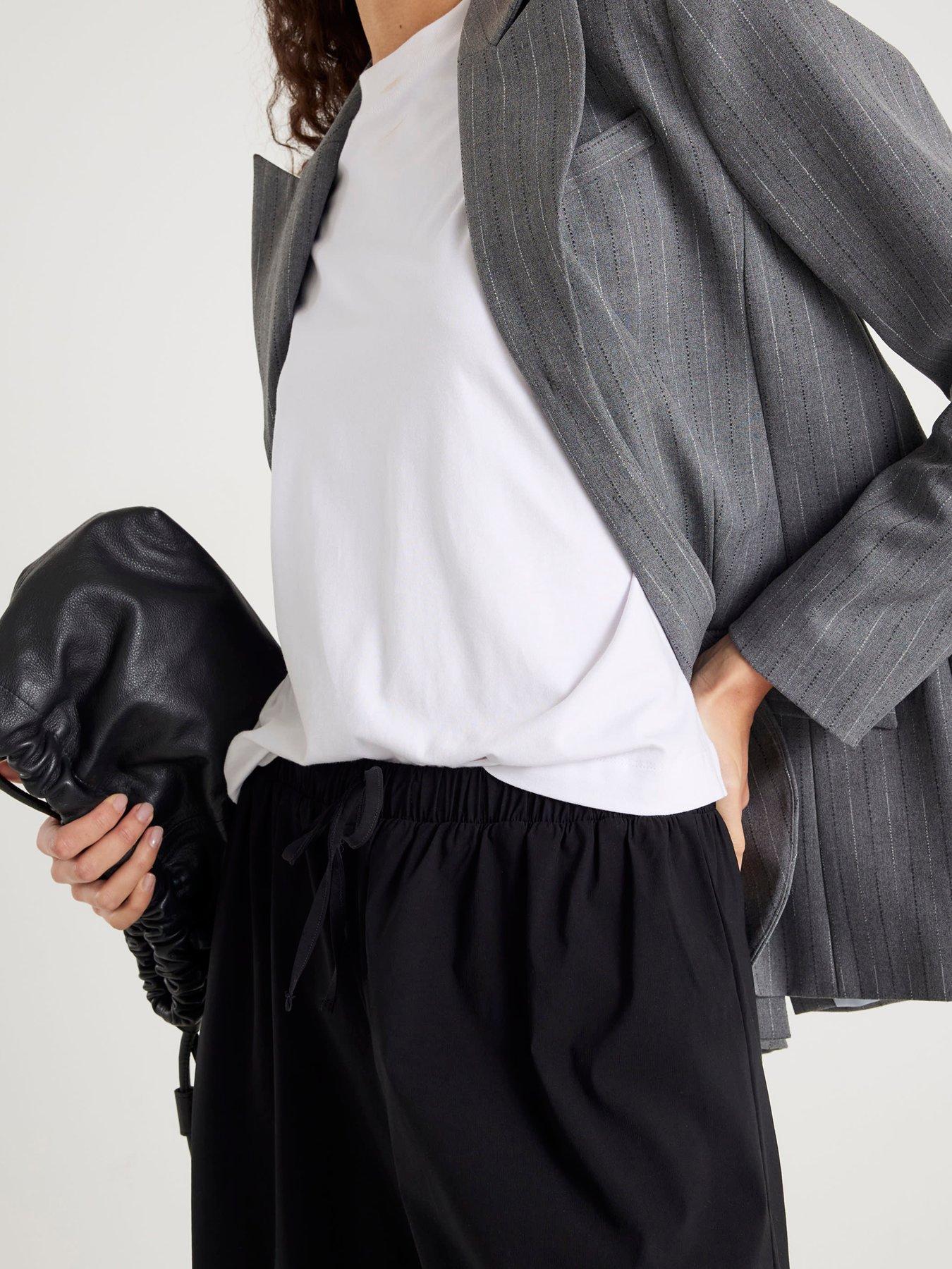 Image 4 of 6 of River Island Technical Balloon Trousers - Black