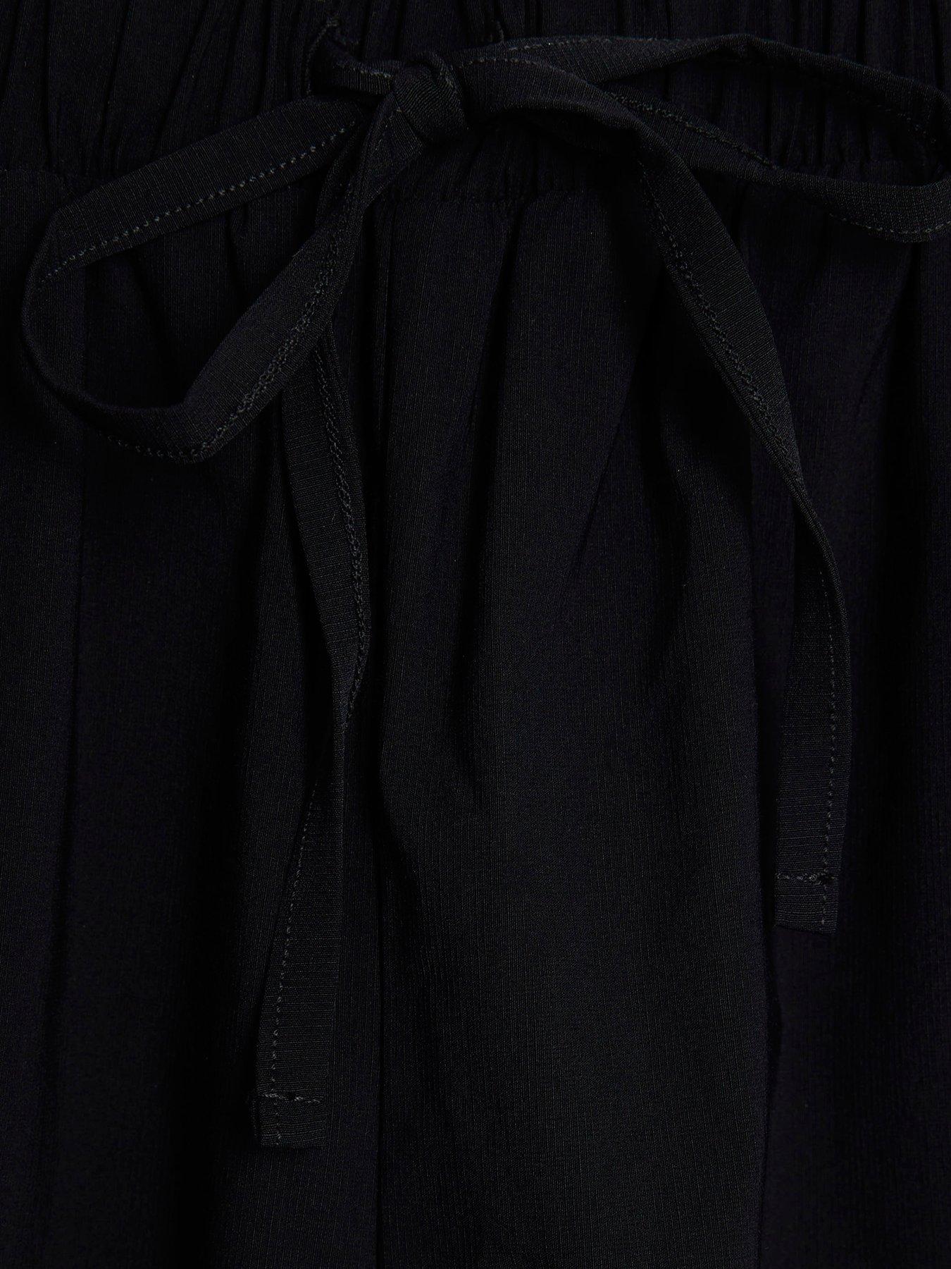 Image 6 of 6 of River Island Technical Balloon Trousers - Black