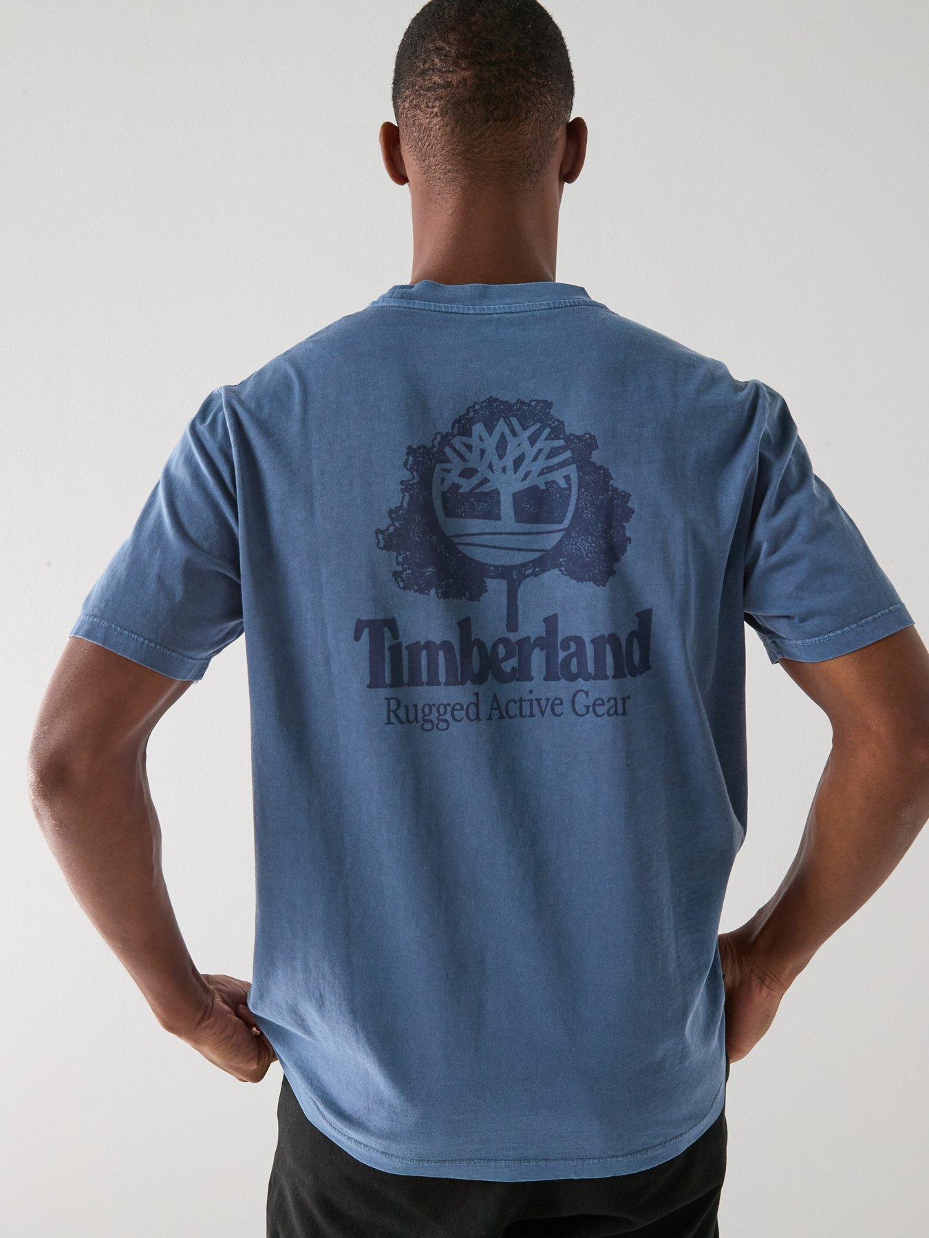 Timberland Timberland Rugged Active Gear Back Graphic T-shirt - Navy