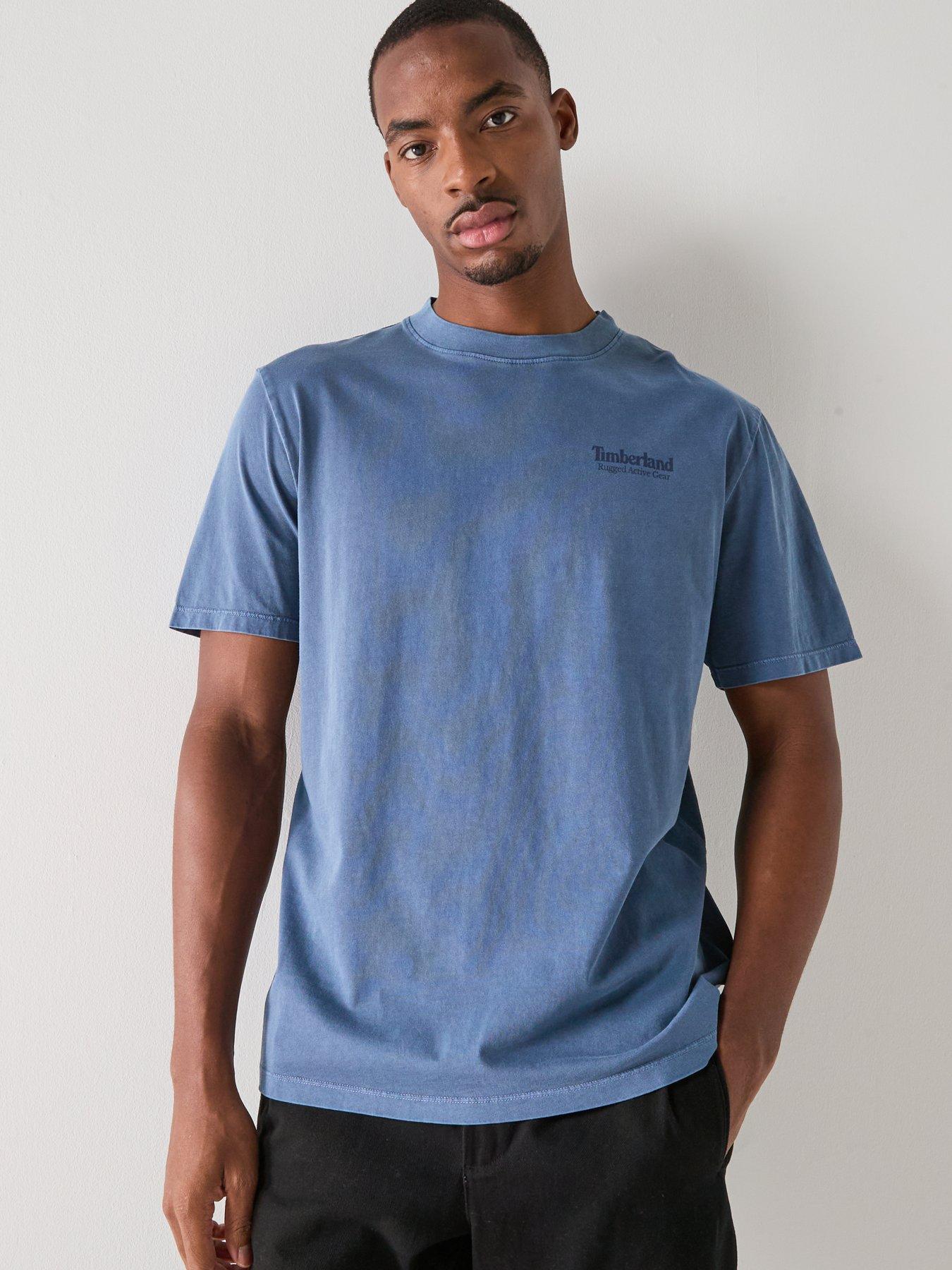 Image 5 of 5 of Timberland Rugged Active Gear Back Graphic T-shirt - Navy