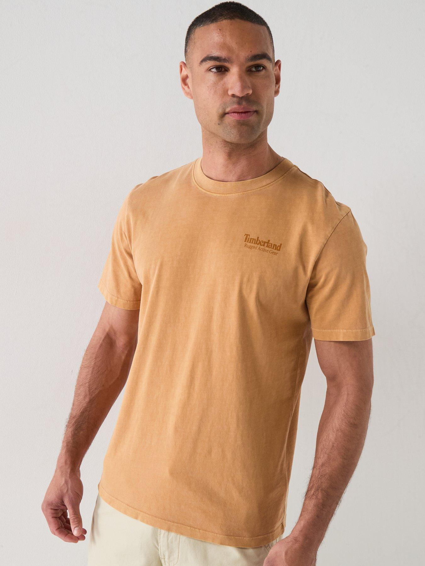 Image 2 of 6 of Timberland Rugged Active Gear Back Graphic T-Shirt - Brown
