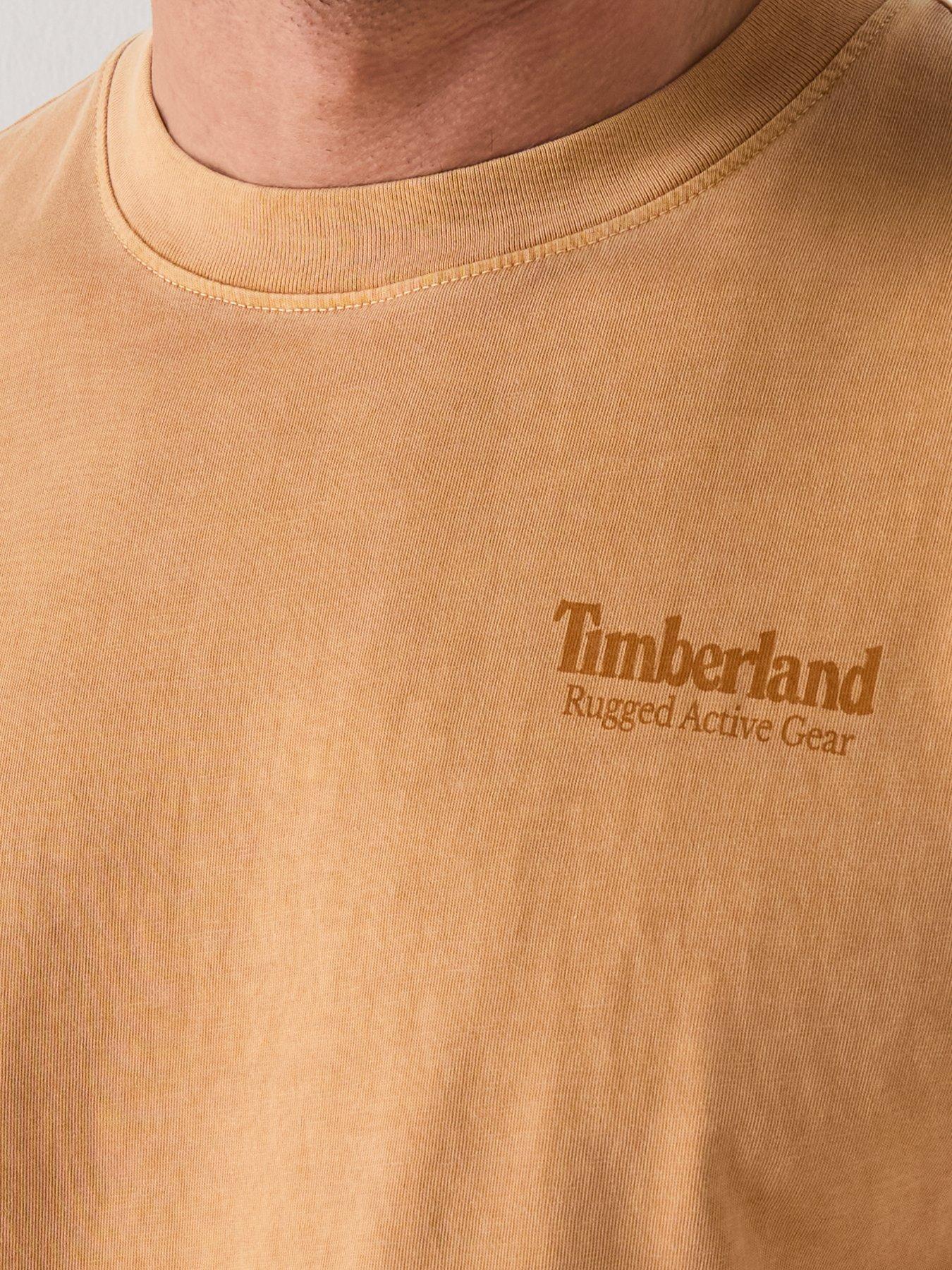 Image 4 of 6 of Timberland Rugged Active Gear Back Graphic T-Shirt - Brown
