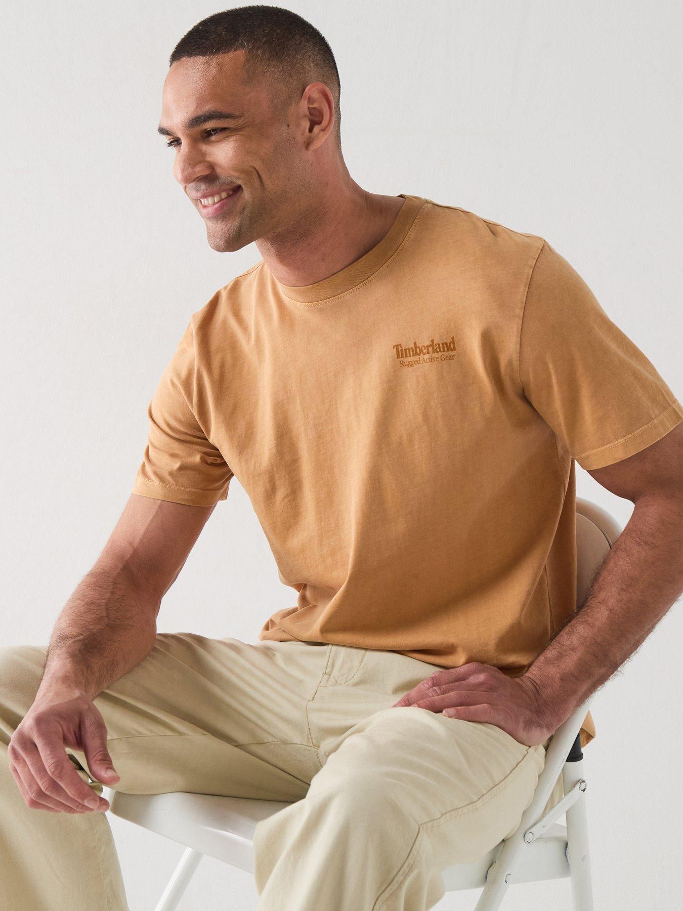 Image 5 of 6 of Timberland Rugged Active Gear Back Graphic T-Shirt - Brown