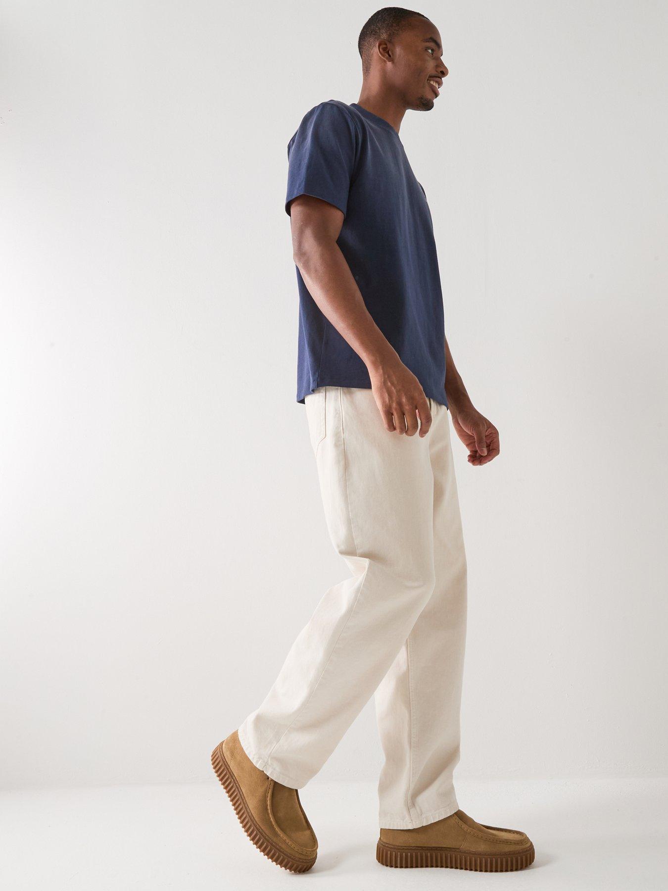 Image 3 of 6 of Timberland Sunfaded Back Tree Logo T-shirt - Navy
