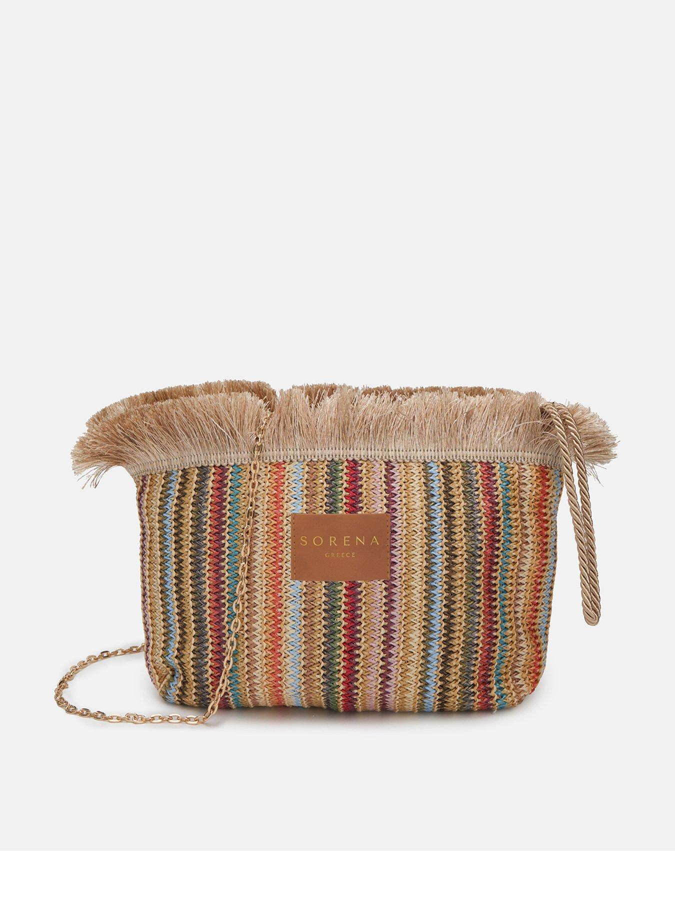 Image 1 of 4 of Sorena Samiopoula Straw Clutch