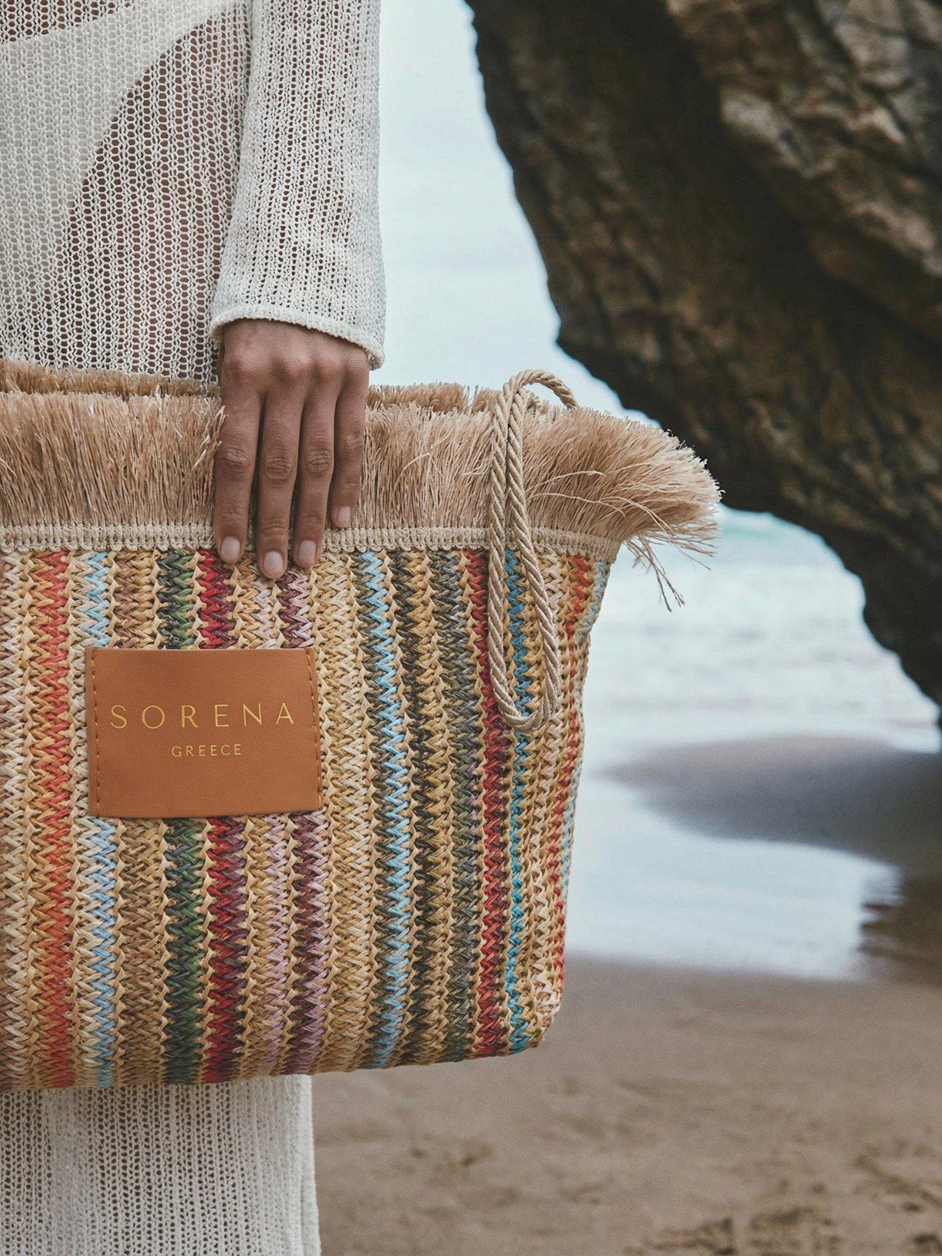 Image 3 of 4 of Sorena Samiopoula Straw Clutch