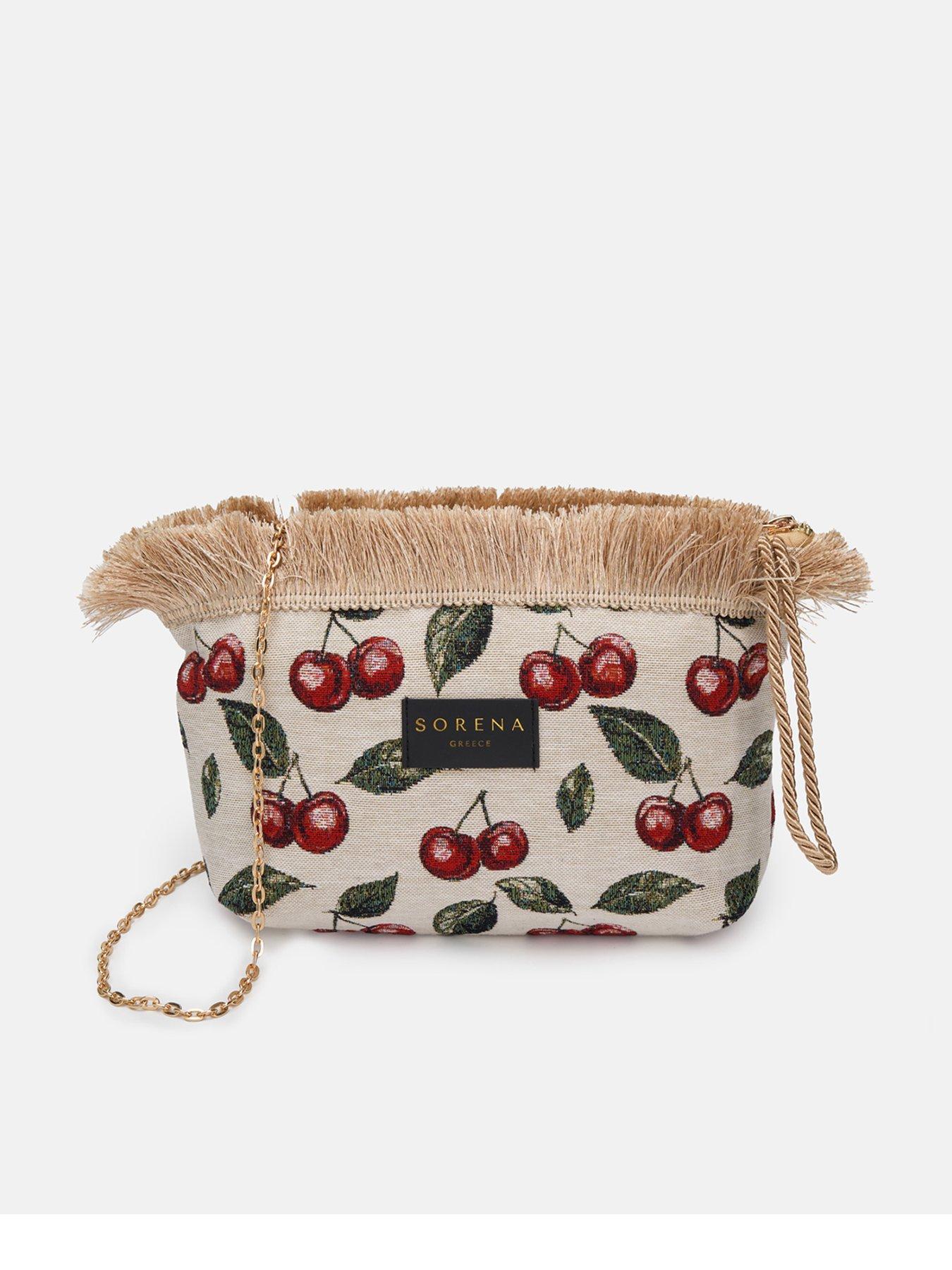Sorena Samiopoula Cherry Clutch