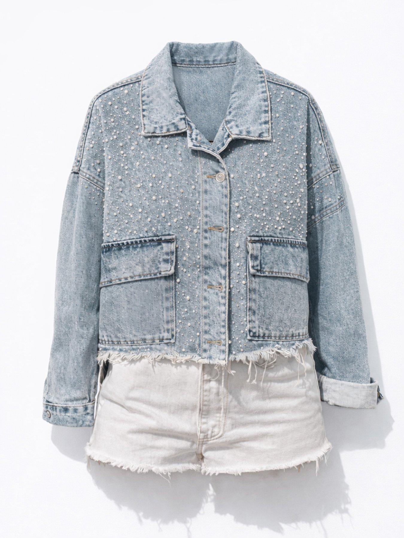 stillFront image of sorena-crsytal-denim-jacket