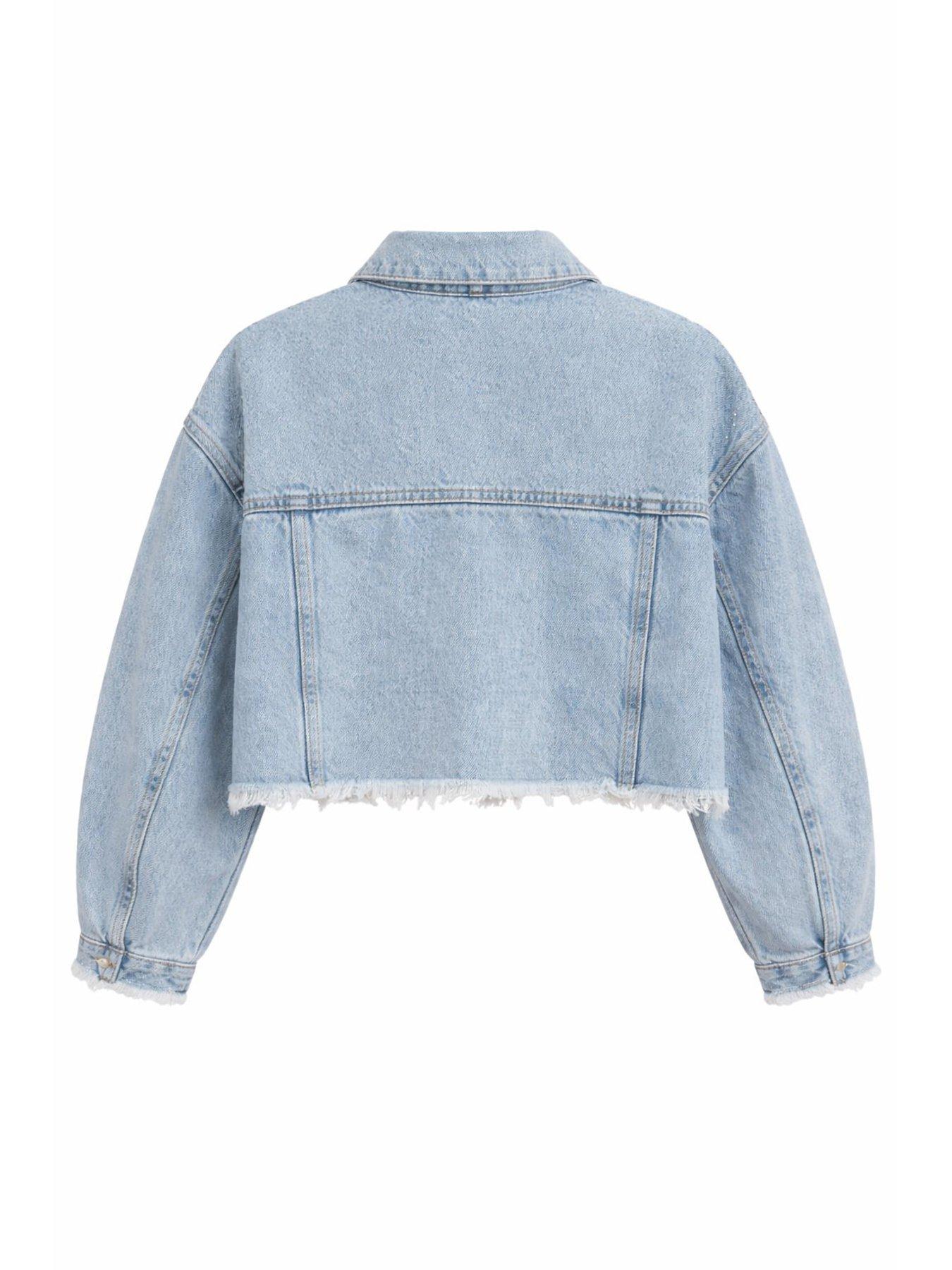  image of sorena-crsytal-denim-jacket