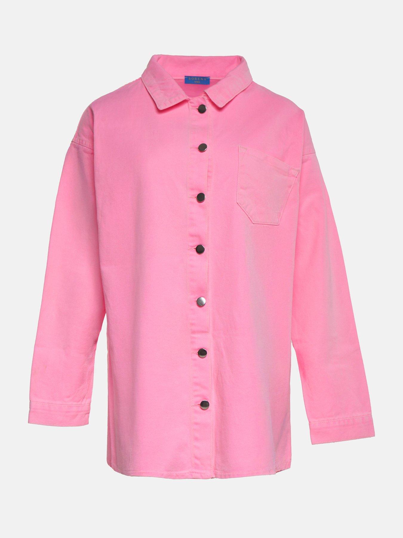  image of sorena-long-line-butterfly-denim-jacket