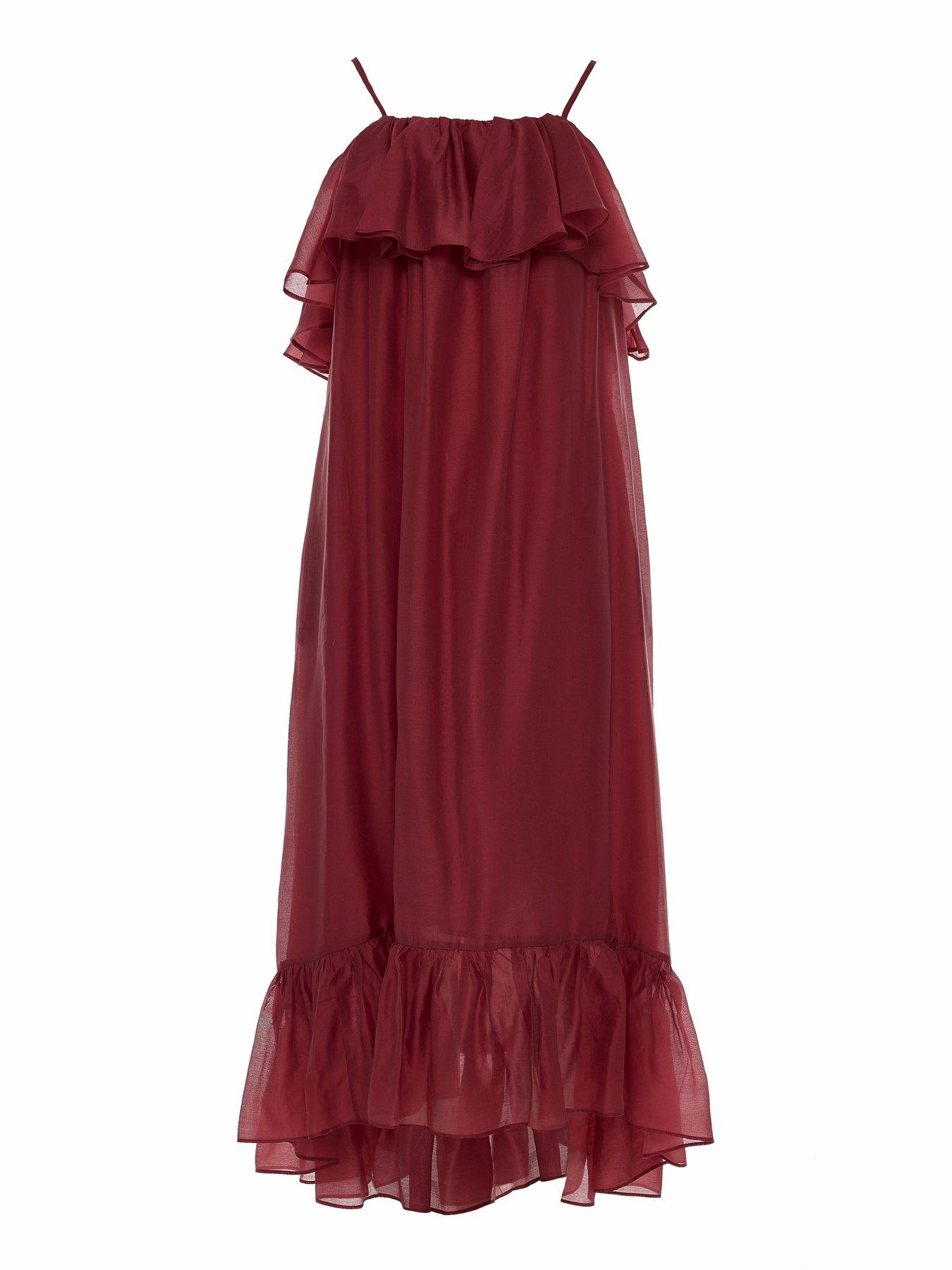  image of devotion-twins-aura-dress-rosewine