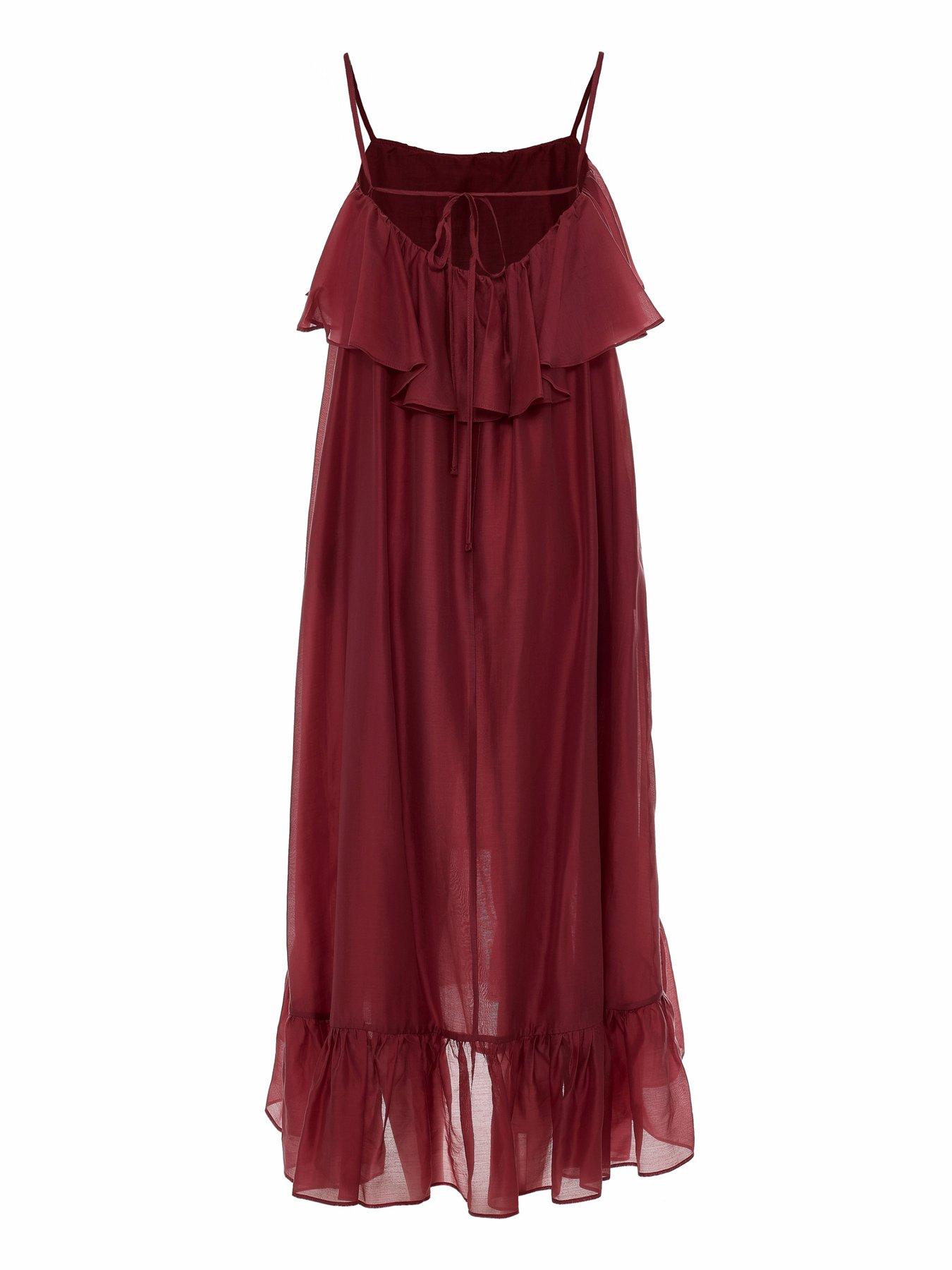  image of devotion-twins-aura-dress-rosewine