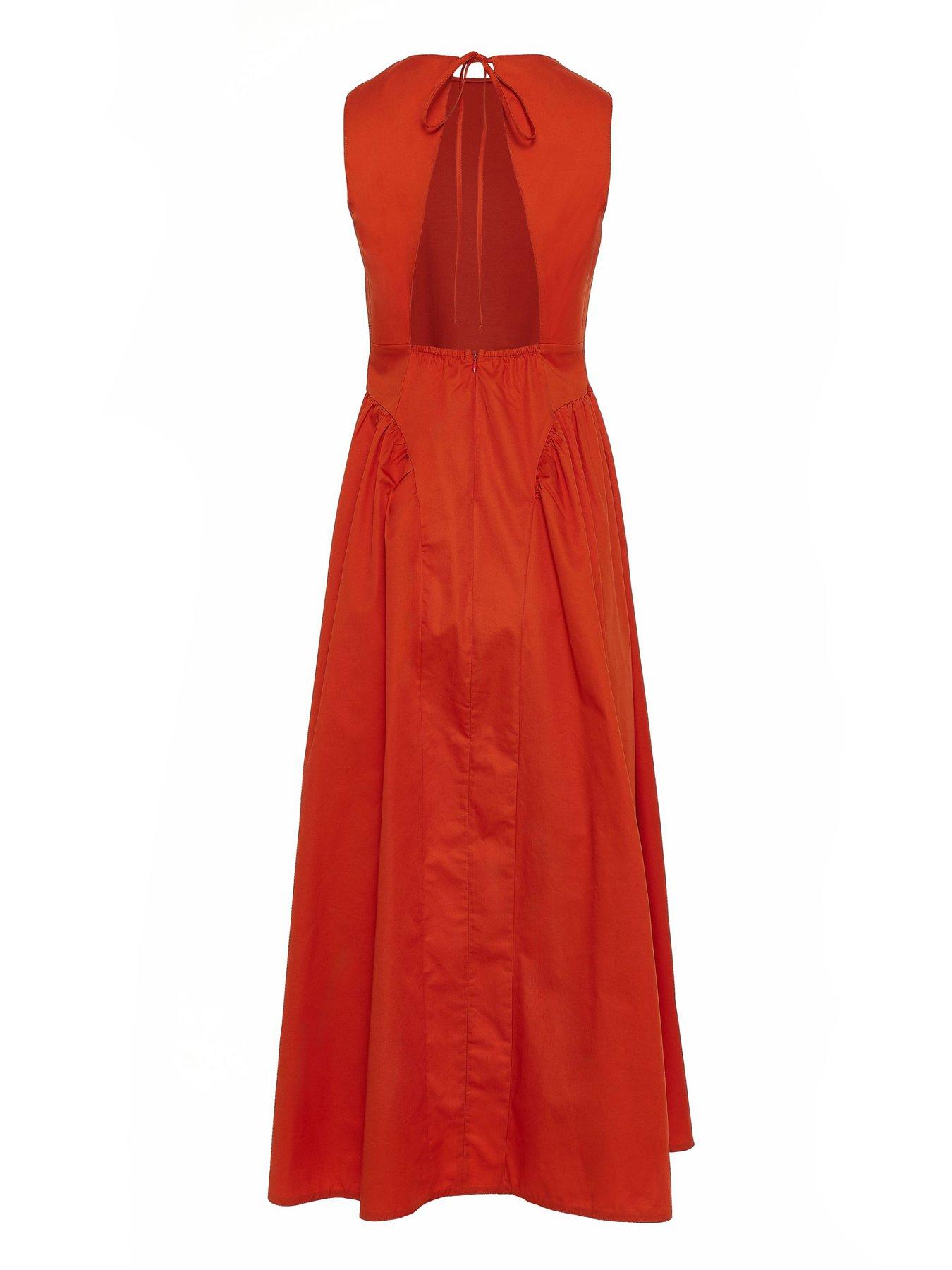 stillFront image of devotion-twins-dawn-dress-d-orange