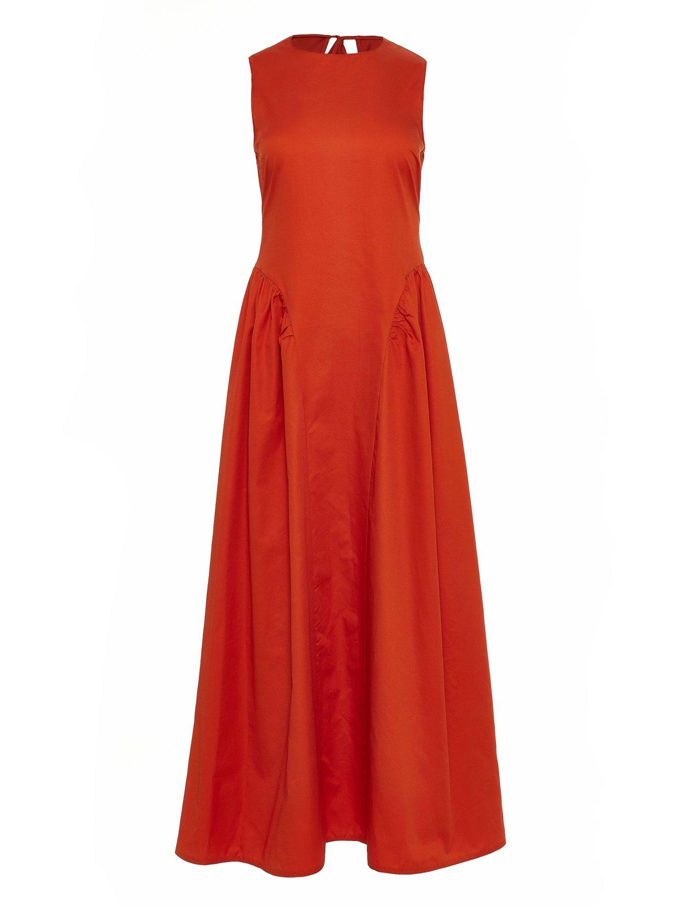  image of devotion-twins-dawn-dress-d-orange
