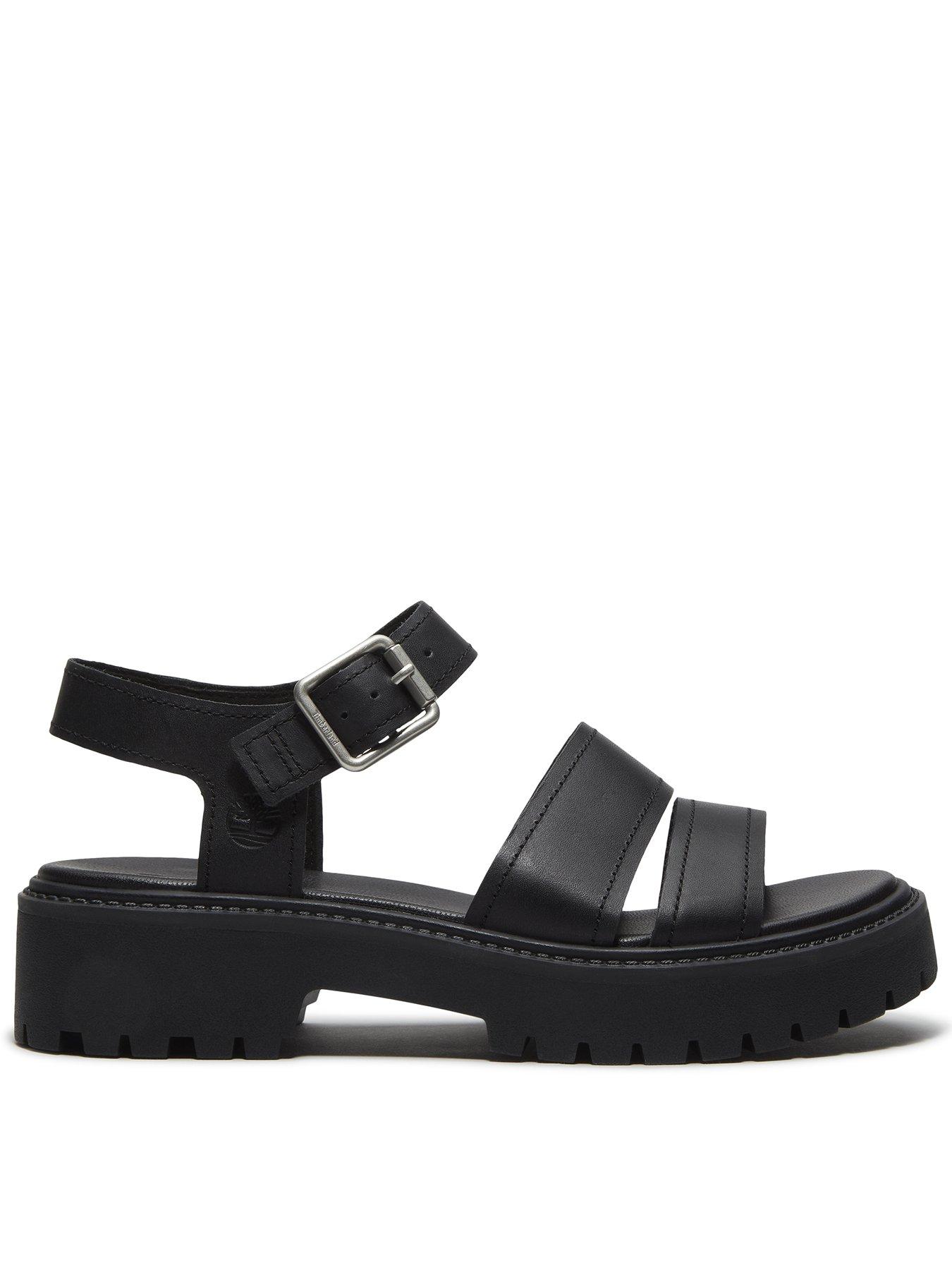 Timberland Stone Street Backstrap Sandal - Black