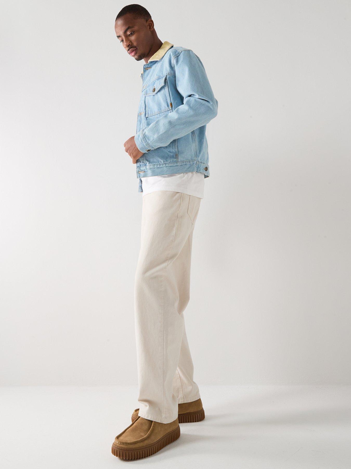 Image 6 of 6 of Timberland Kempshire Herringbone Denim Chore Jacket - Blue