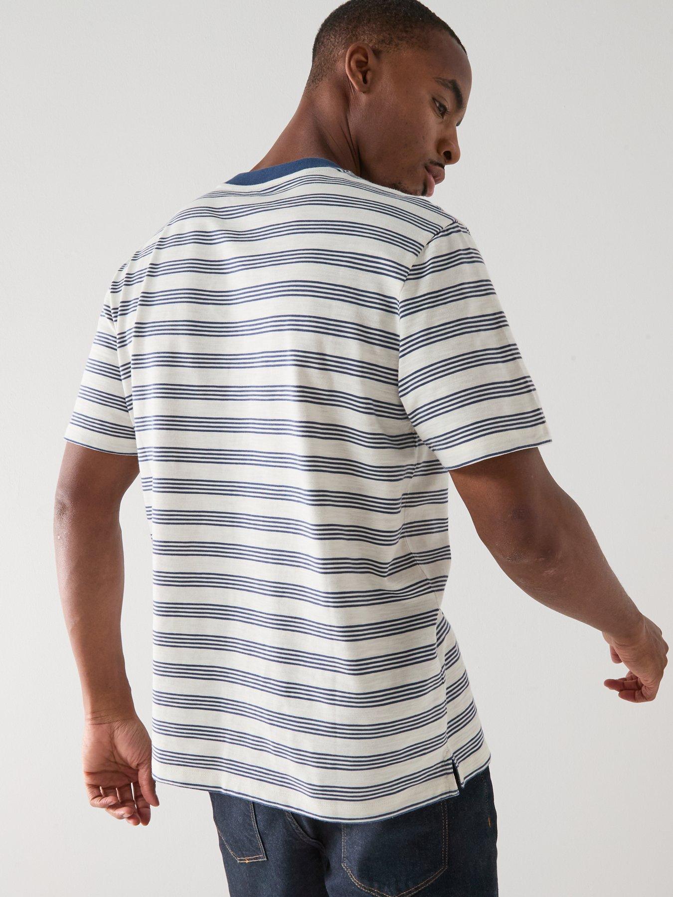  image of timberland-striped-t-shirt-white