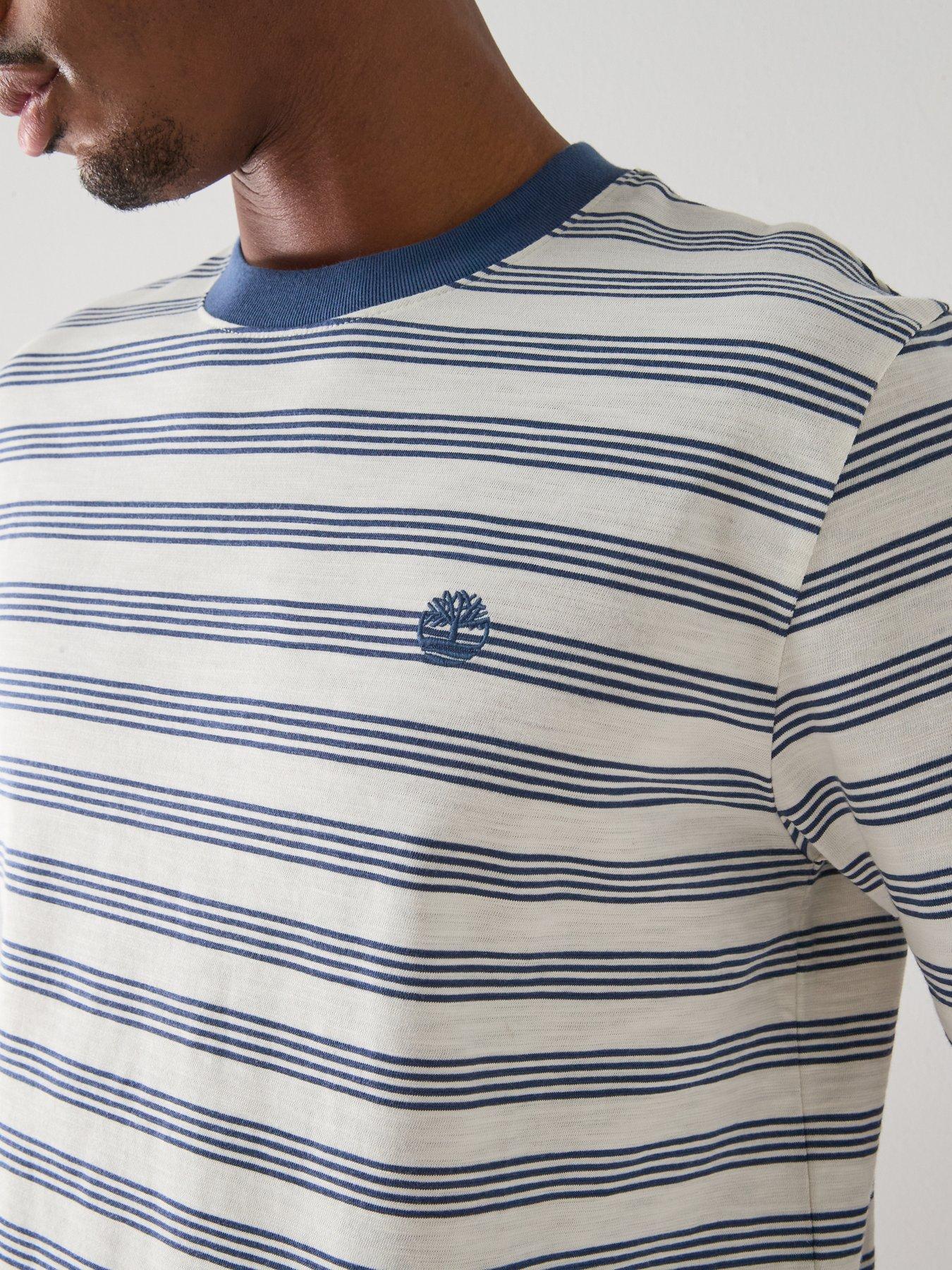  image of timberland-striped-t-shirt-white