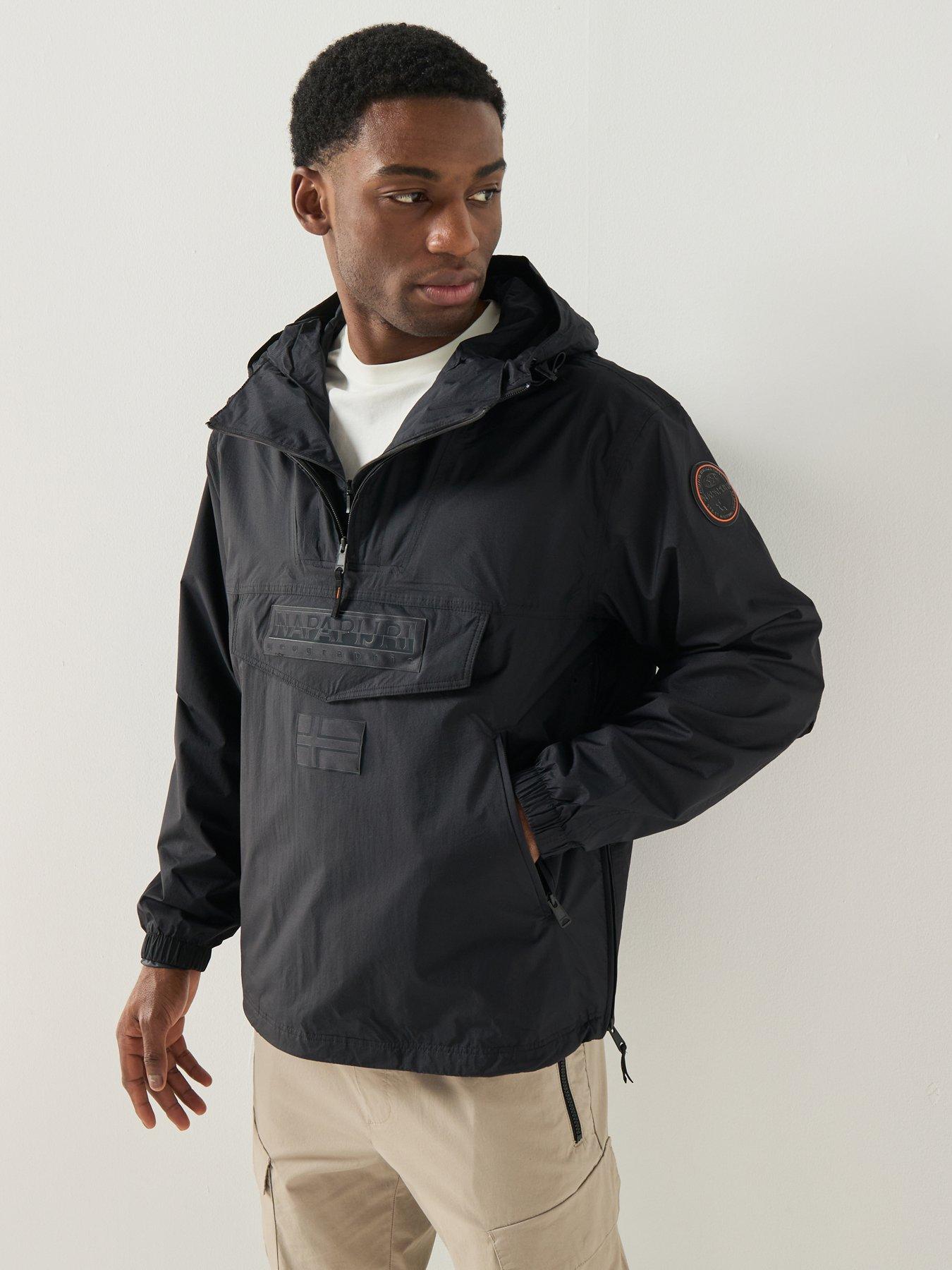  image of napapijri-mens-next-raincoat-black