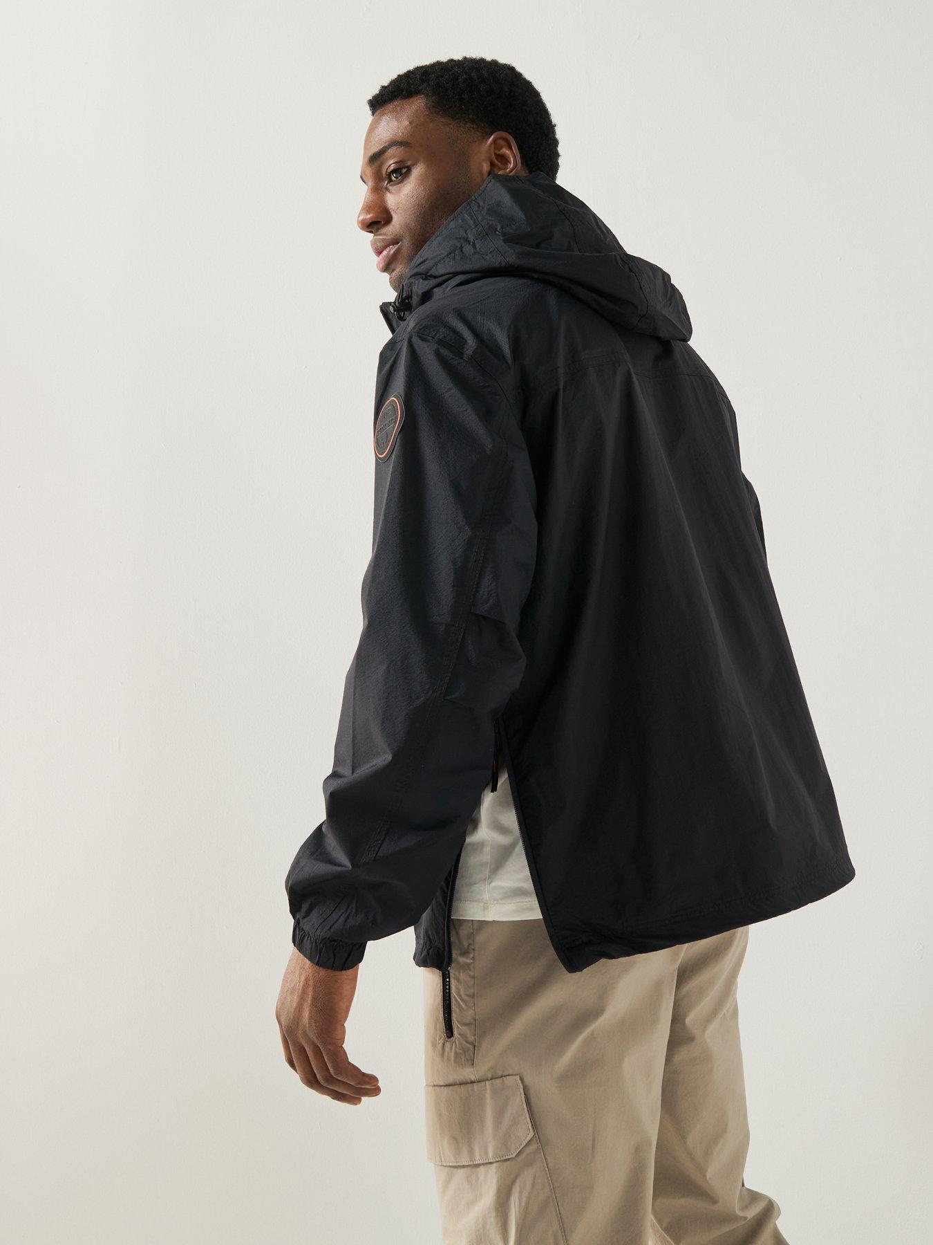  image of napapijri-mens-next-raincoat-black