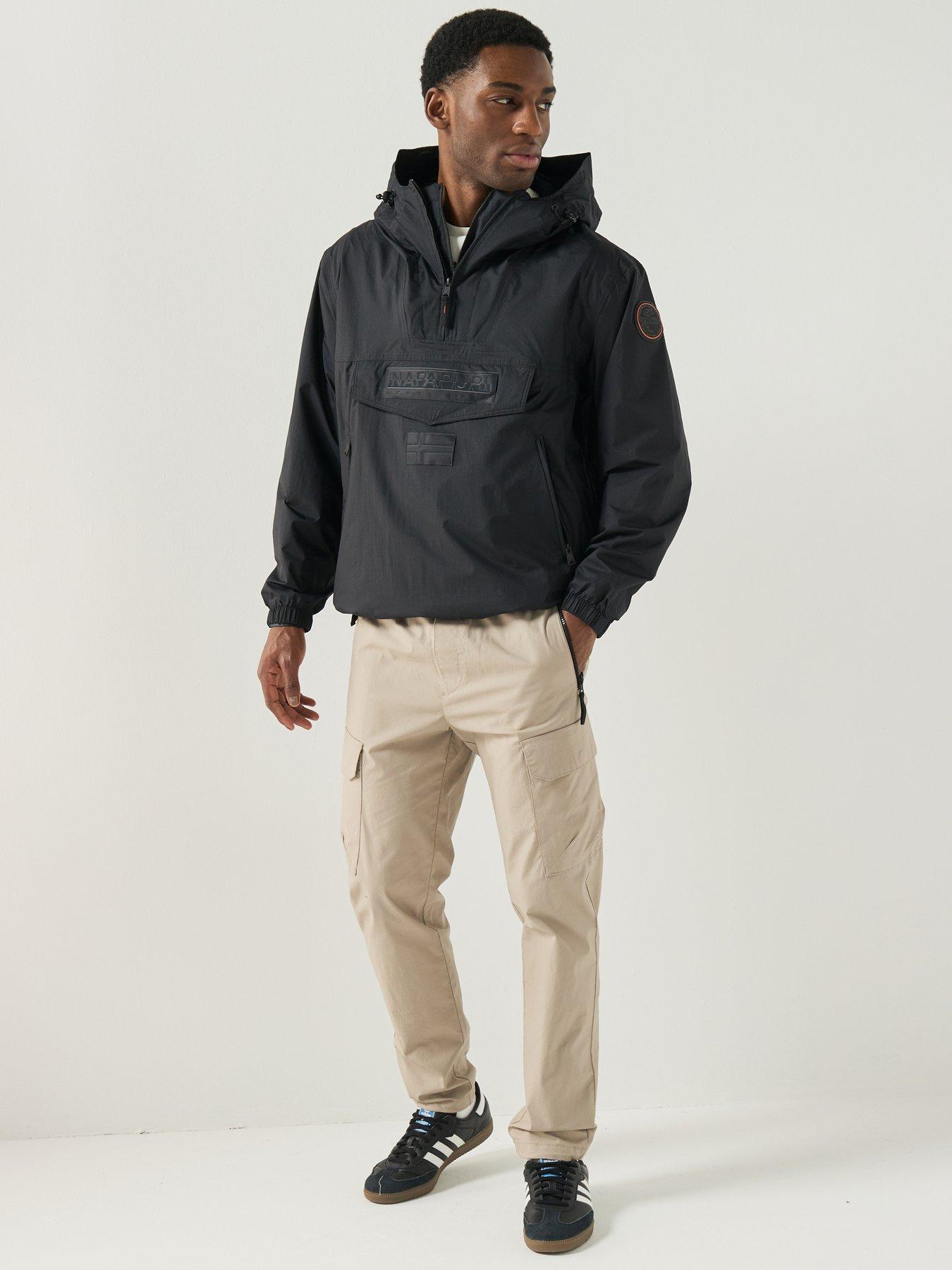  image of napapijri-mens-next-raincoat-black