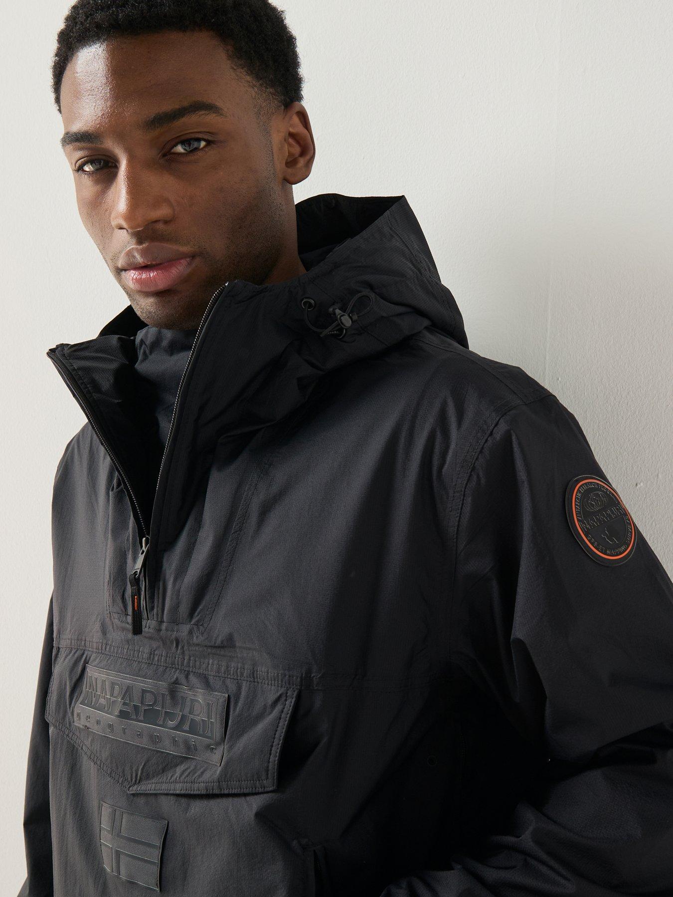  image of napapijri-mens-next-raincoat-black