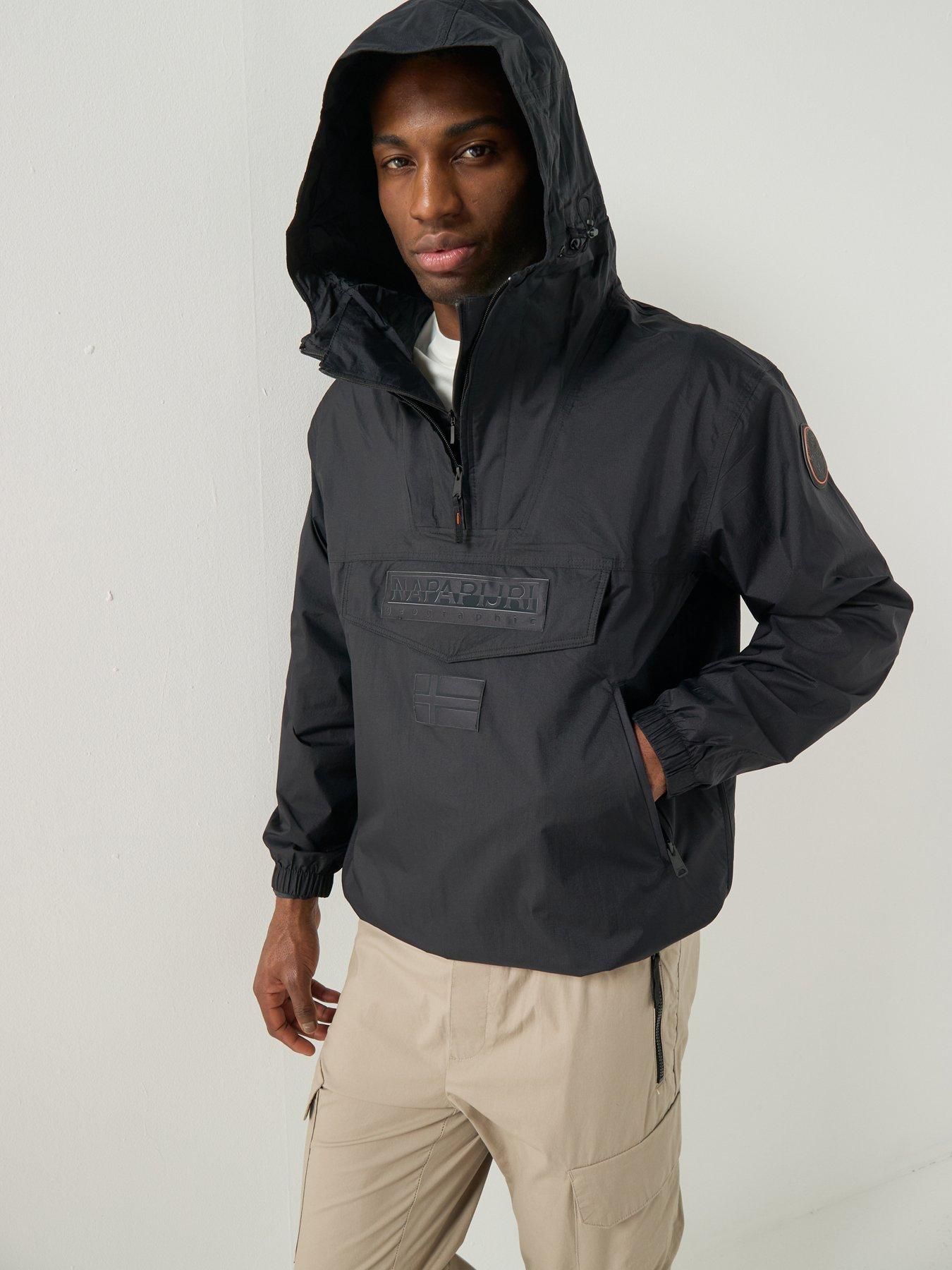  image of napapijri-mens-next-raincoat-black