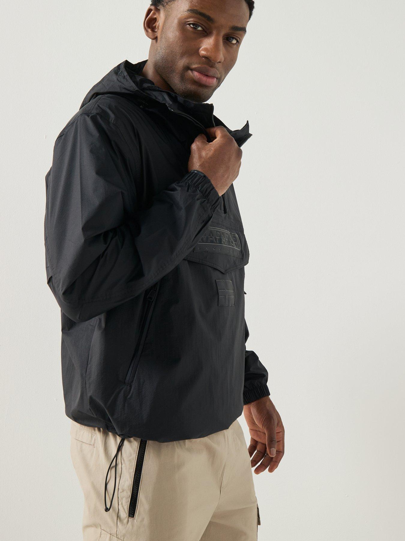  image of napapijri-mens-next-raincoat-black