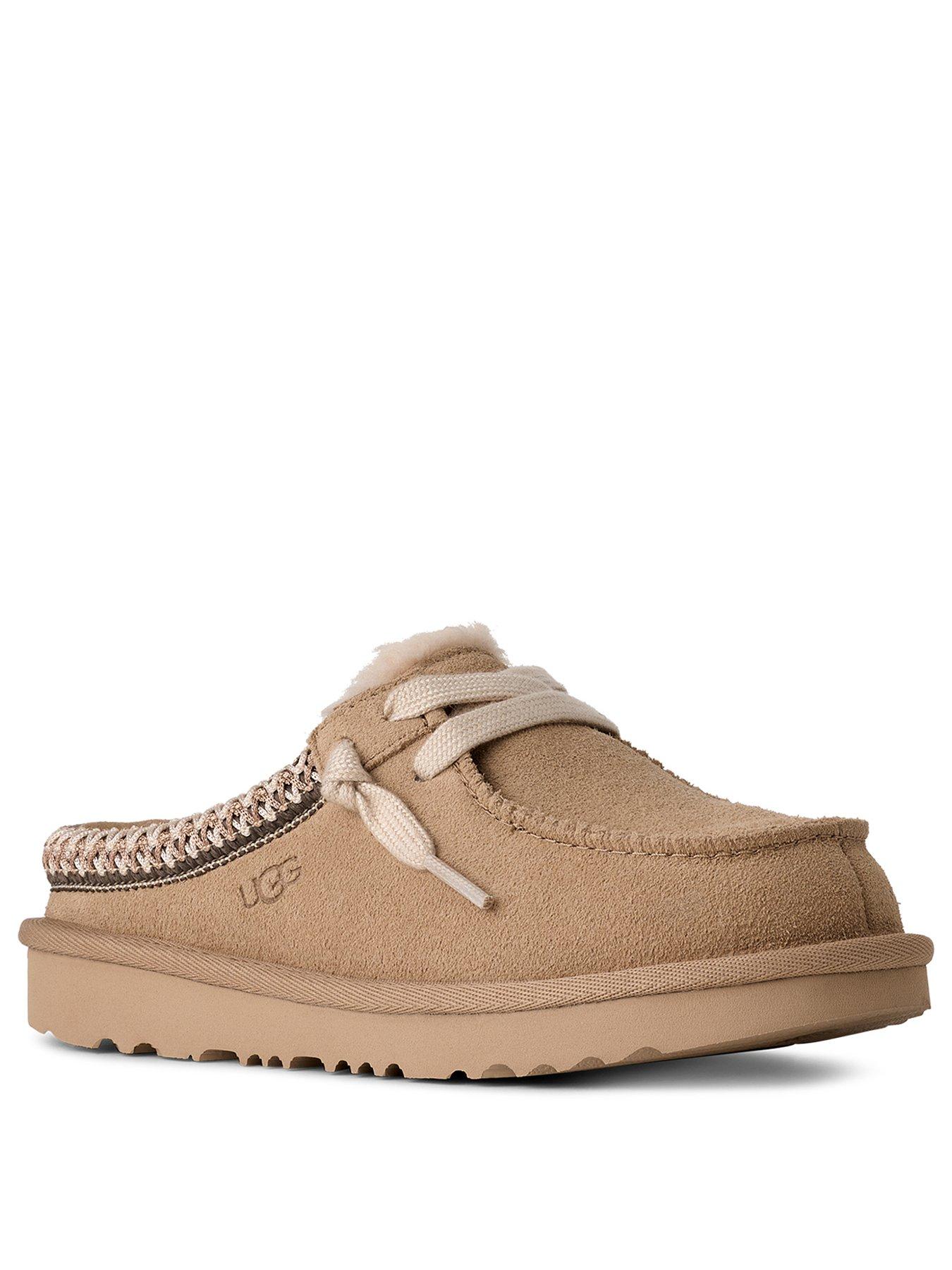 stillFront image of ugg-kids-tasman-mule-shoe-sand