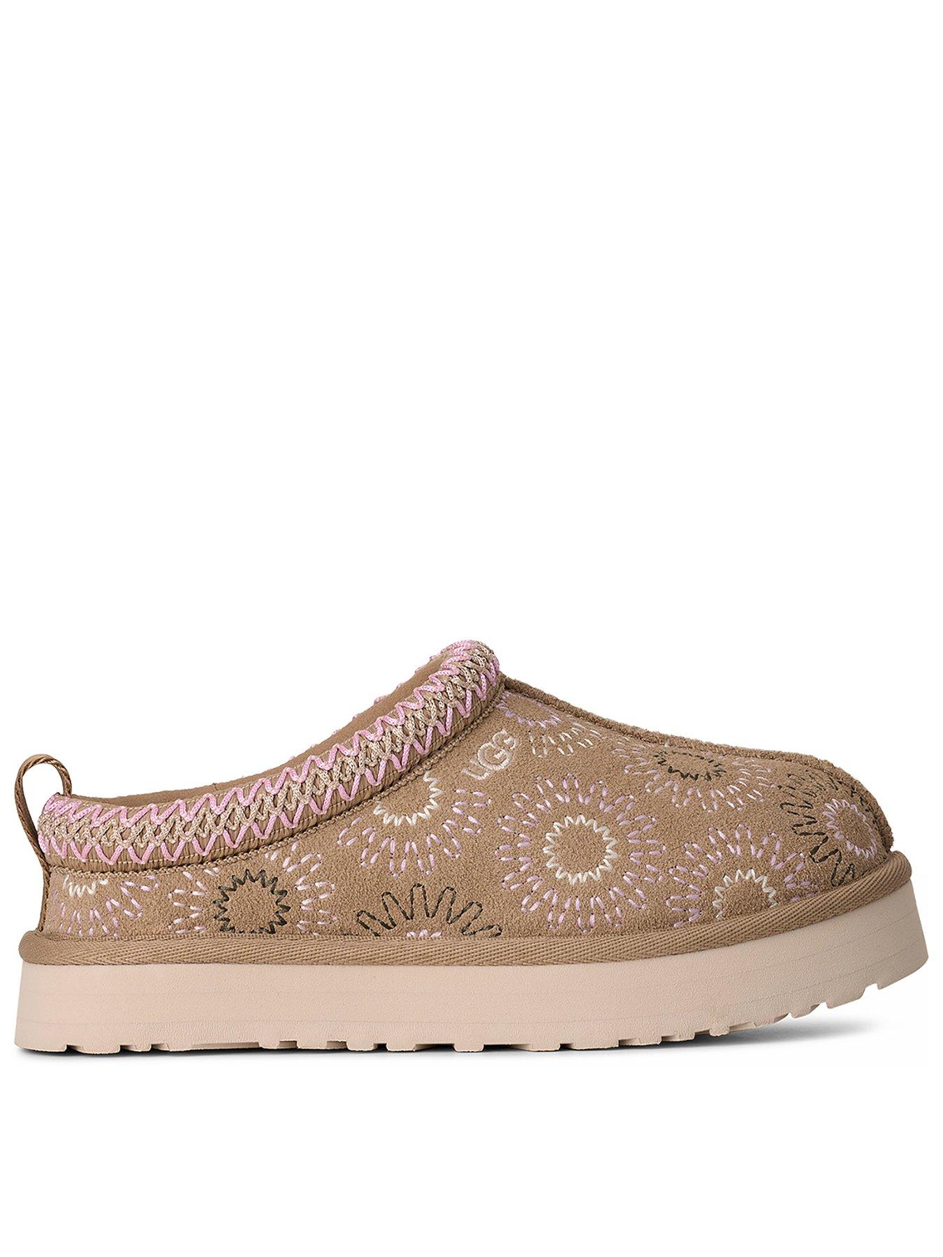 ugg-kids-tazz-sun-stitch-slipper-mustard-seed