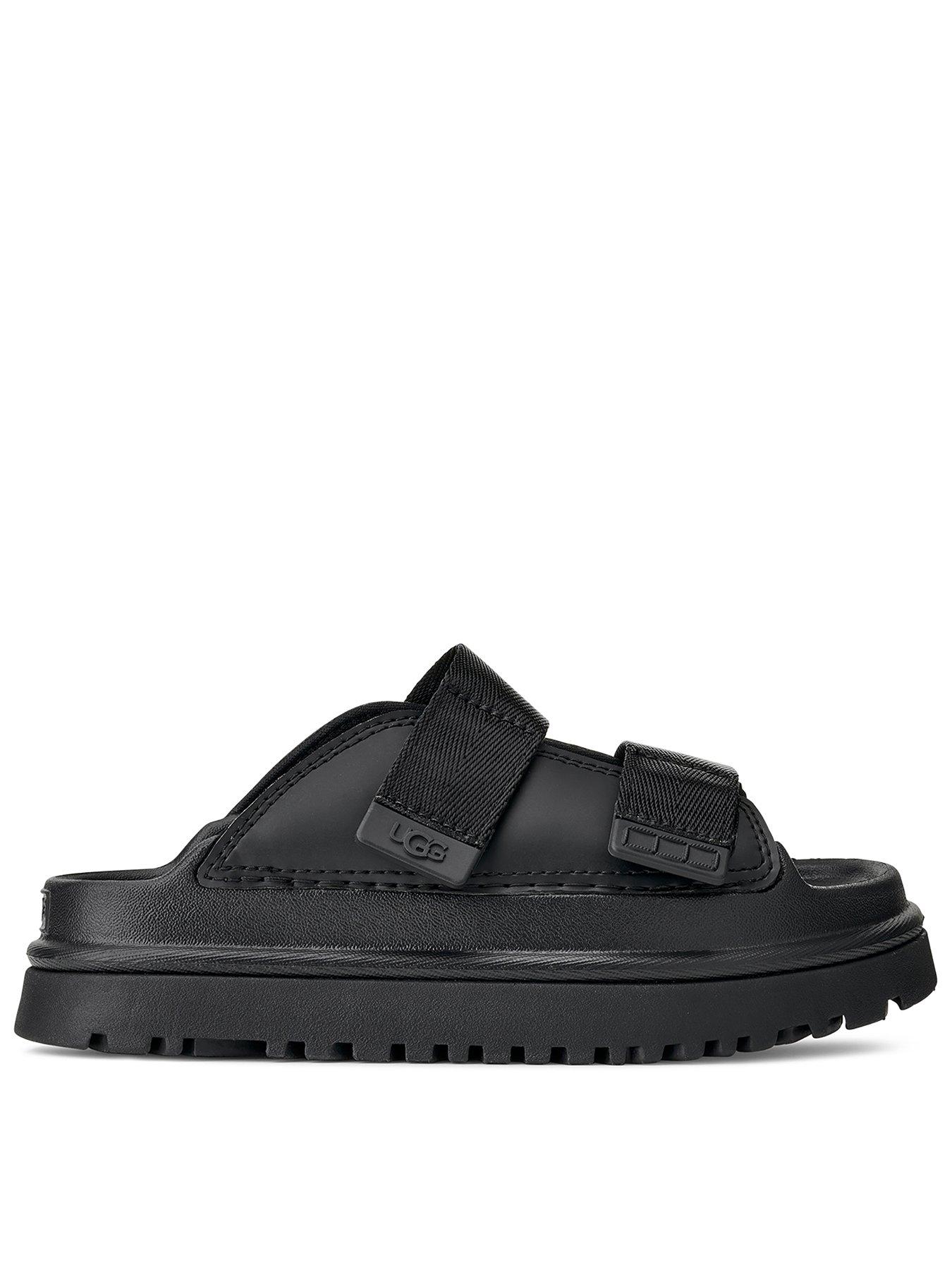  image of ugg-kids-goldenglow-slide-black