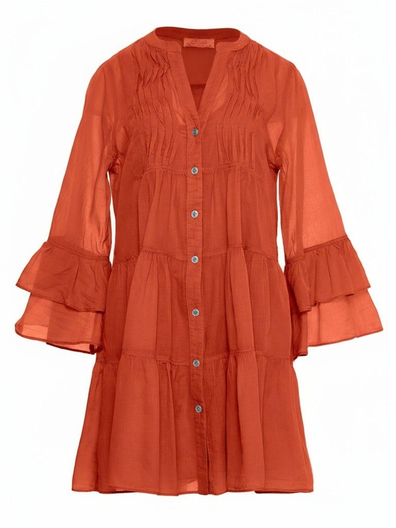  image of devotion-twins-citrus-dress-d-orange