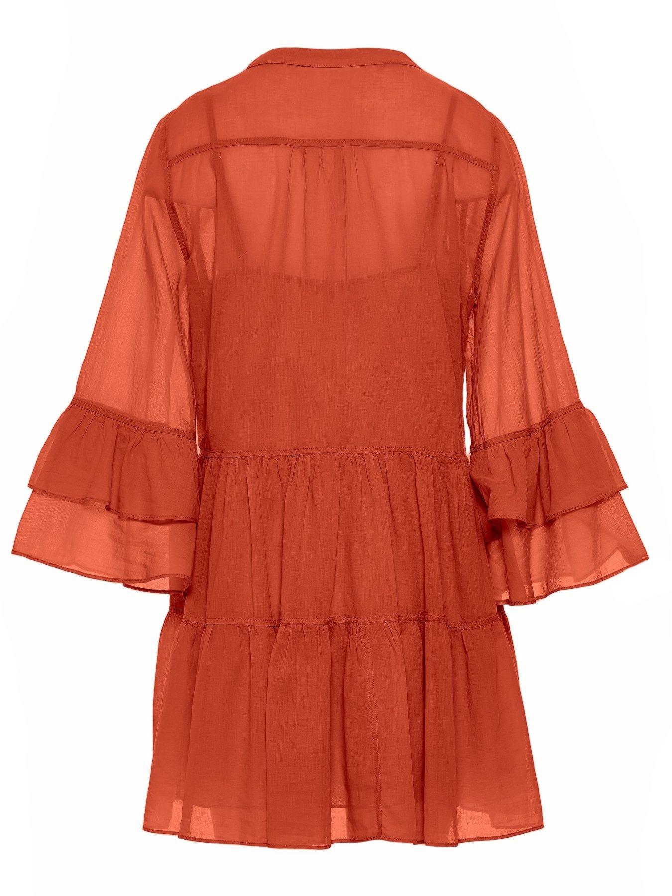  image of devotion-twins-citrus-dress-d-orange