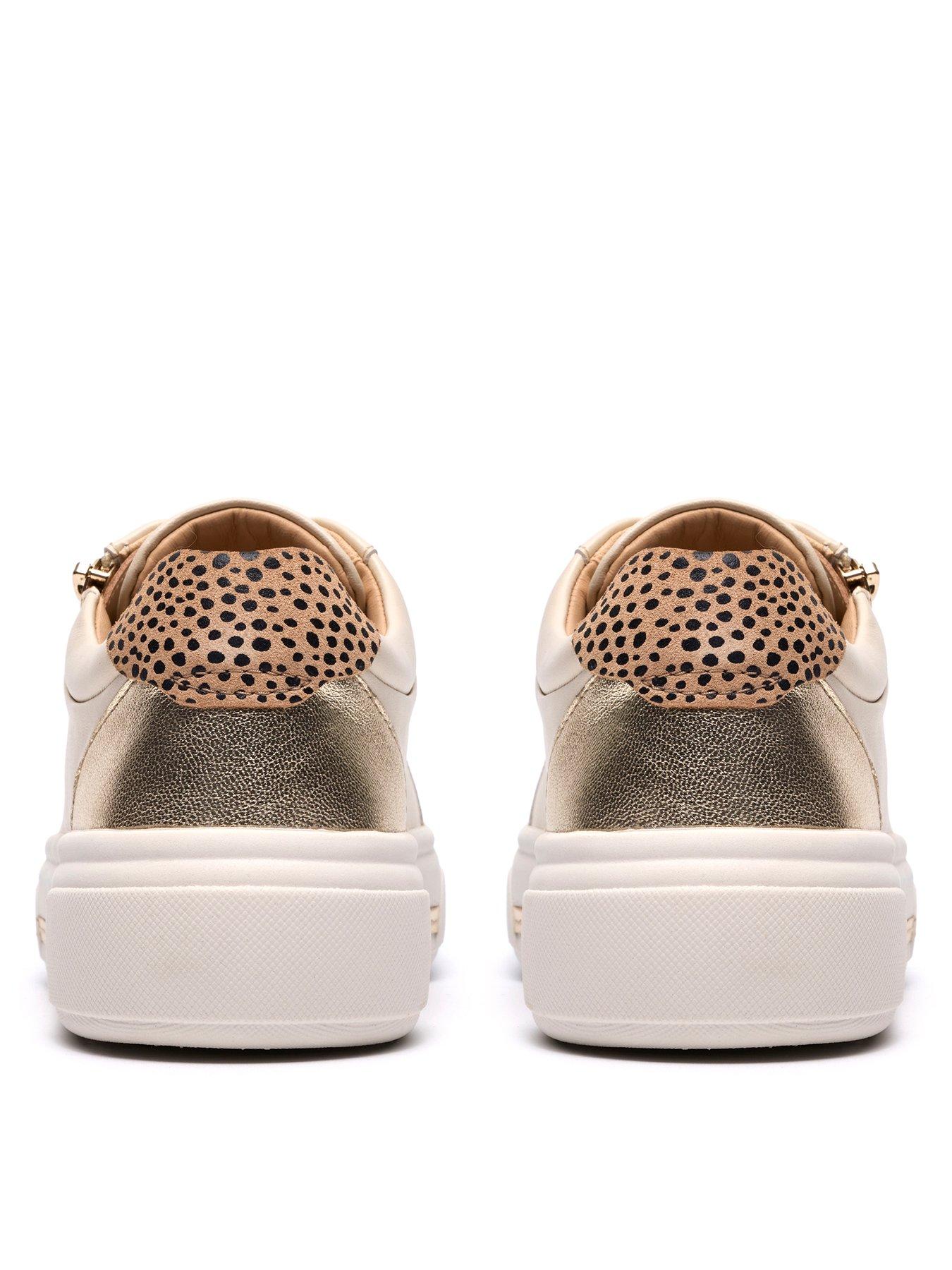  image of clarks-hollyrose-zip-shoes-cream-multi