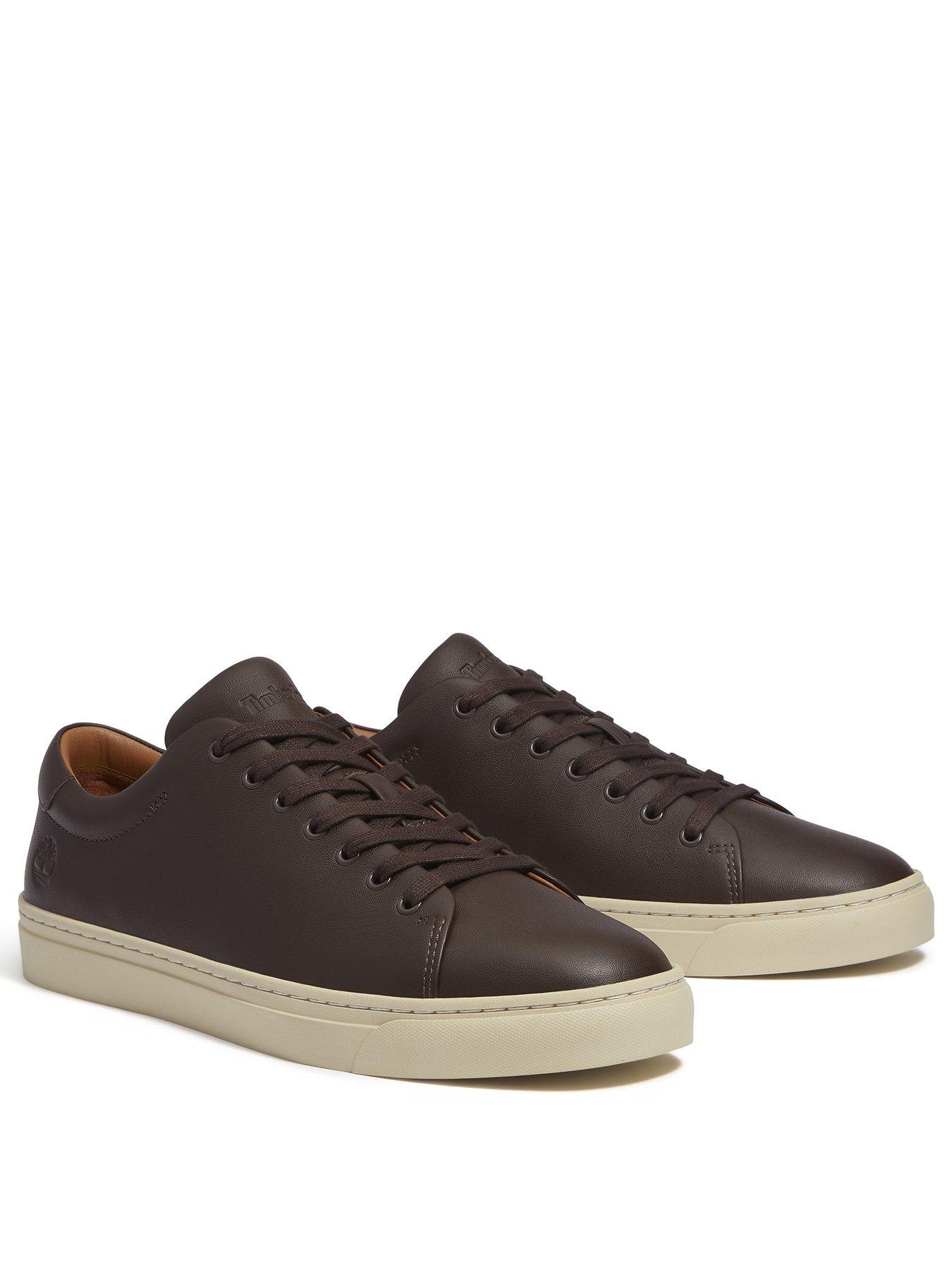stillFront image of timberland-dover-park-trainers-dark-brown