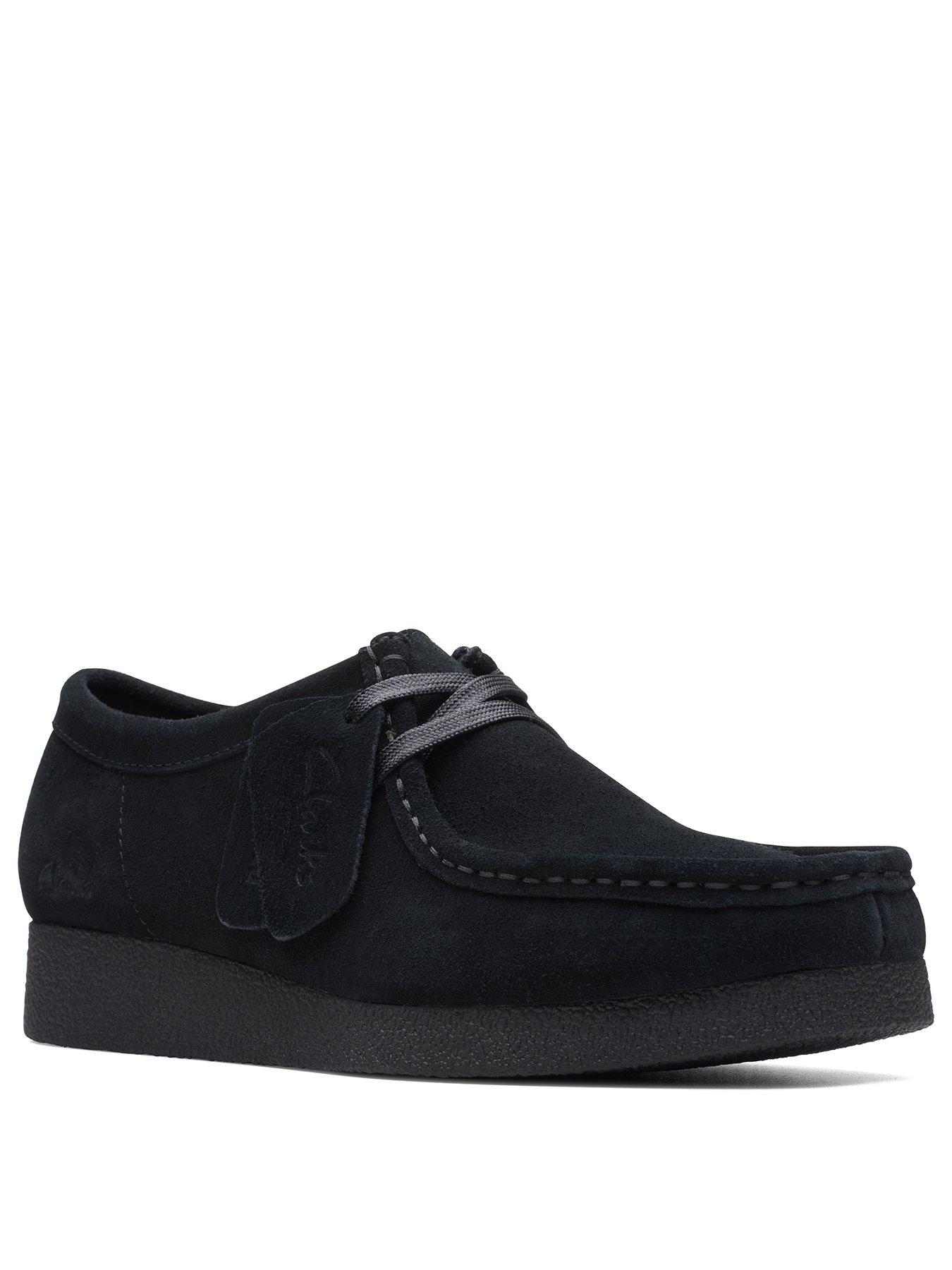 Image 2 of 7 of Clarks Wallabeeevosh Suede Shoe - Black
