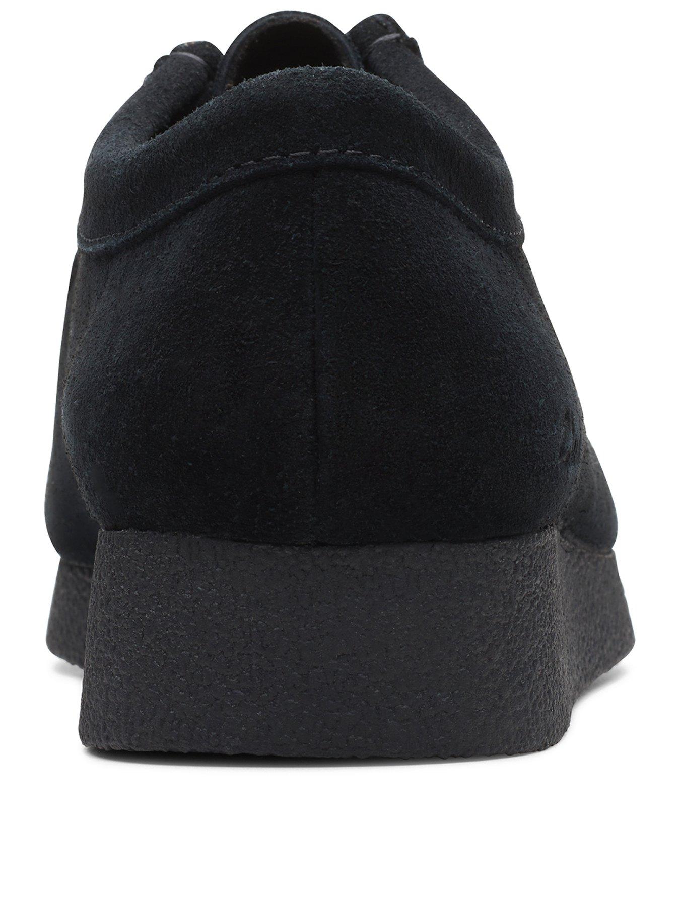 Image 3 of 7 of Clarks Wallabeeevosh Suede Shoe - Black