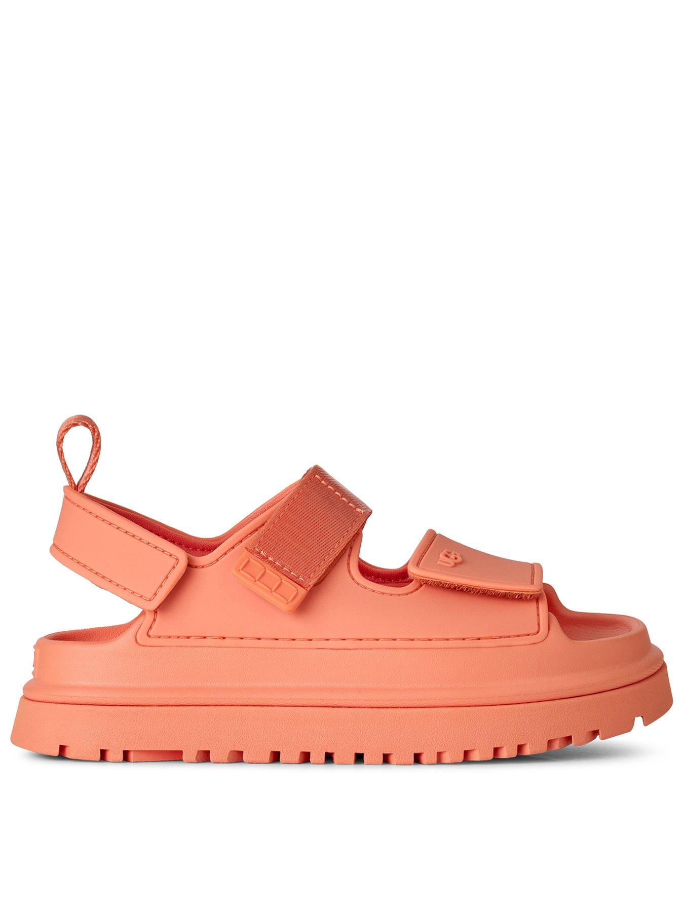 Image 1 of 6 of UGG Kids Goldenglow Sandal - Grapefruit