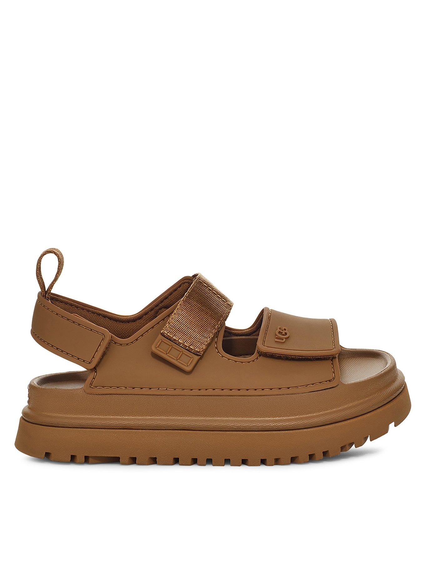  image of ugg-kids-goldenglow-sandal-bison-brown