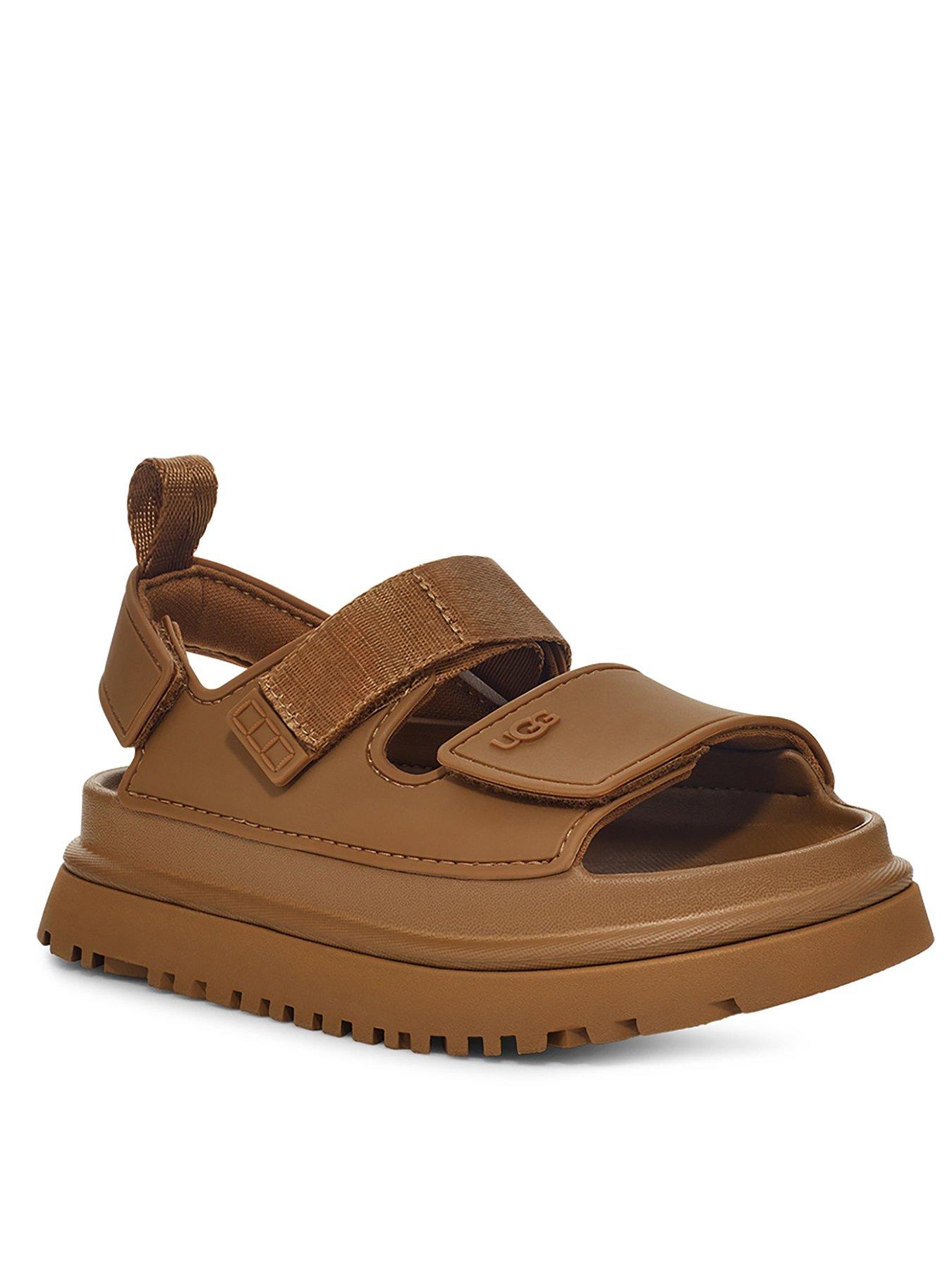  image of ugg-kids-goldenglow-sandal-bison-brown