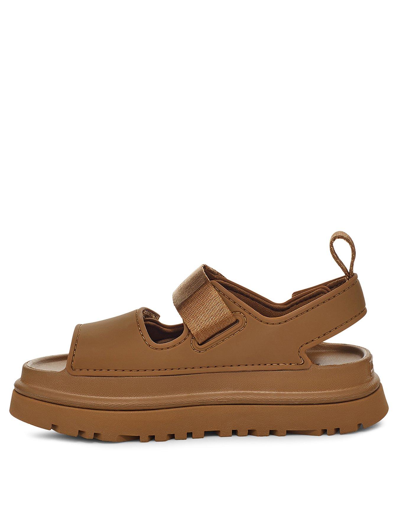  image of ugg-kids-goldenglow-sandal-bison-brown