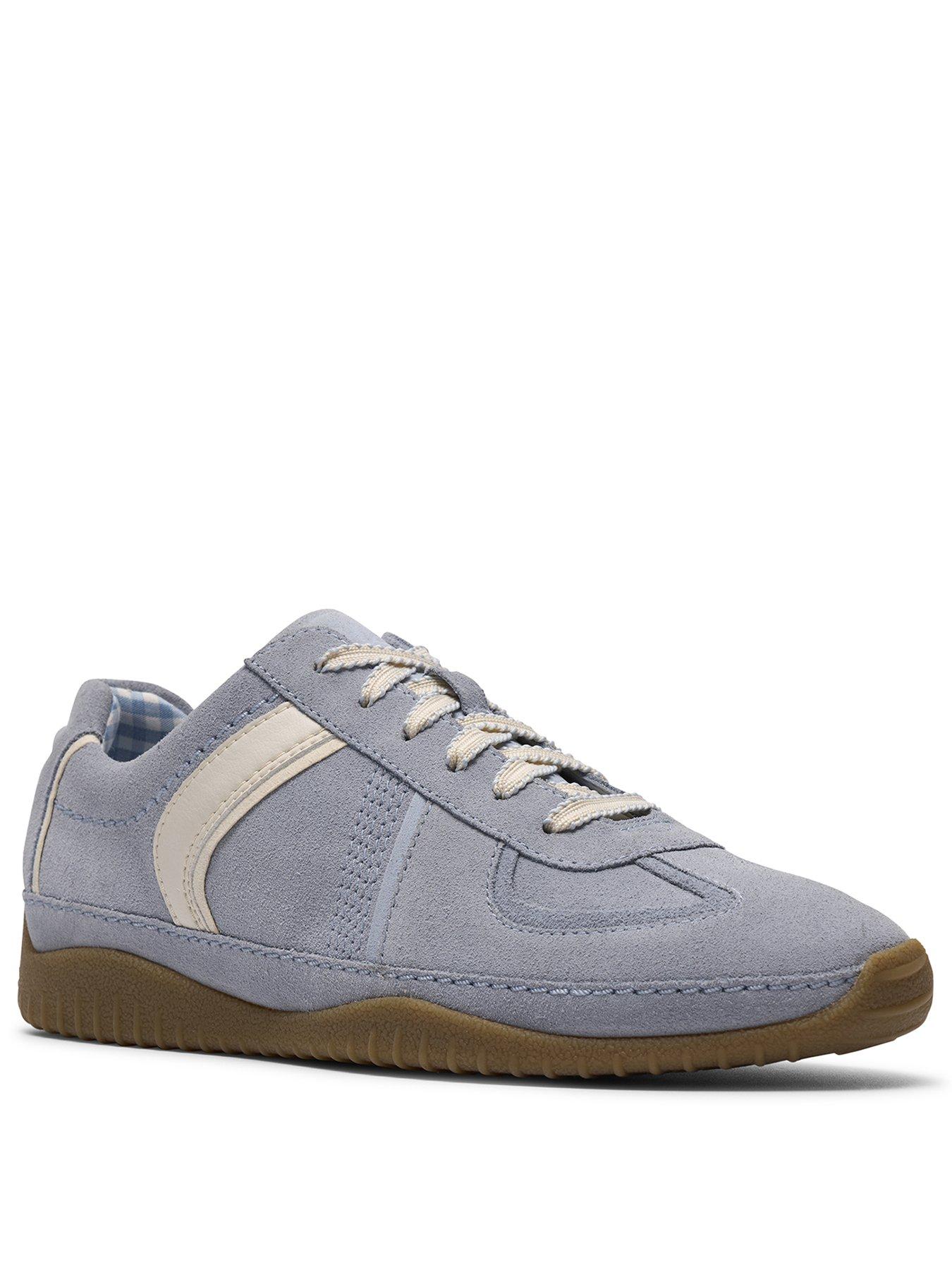  image of clarks-meridor-lo-shoes-light-blue-combi