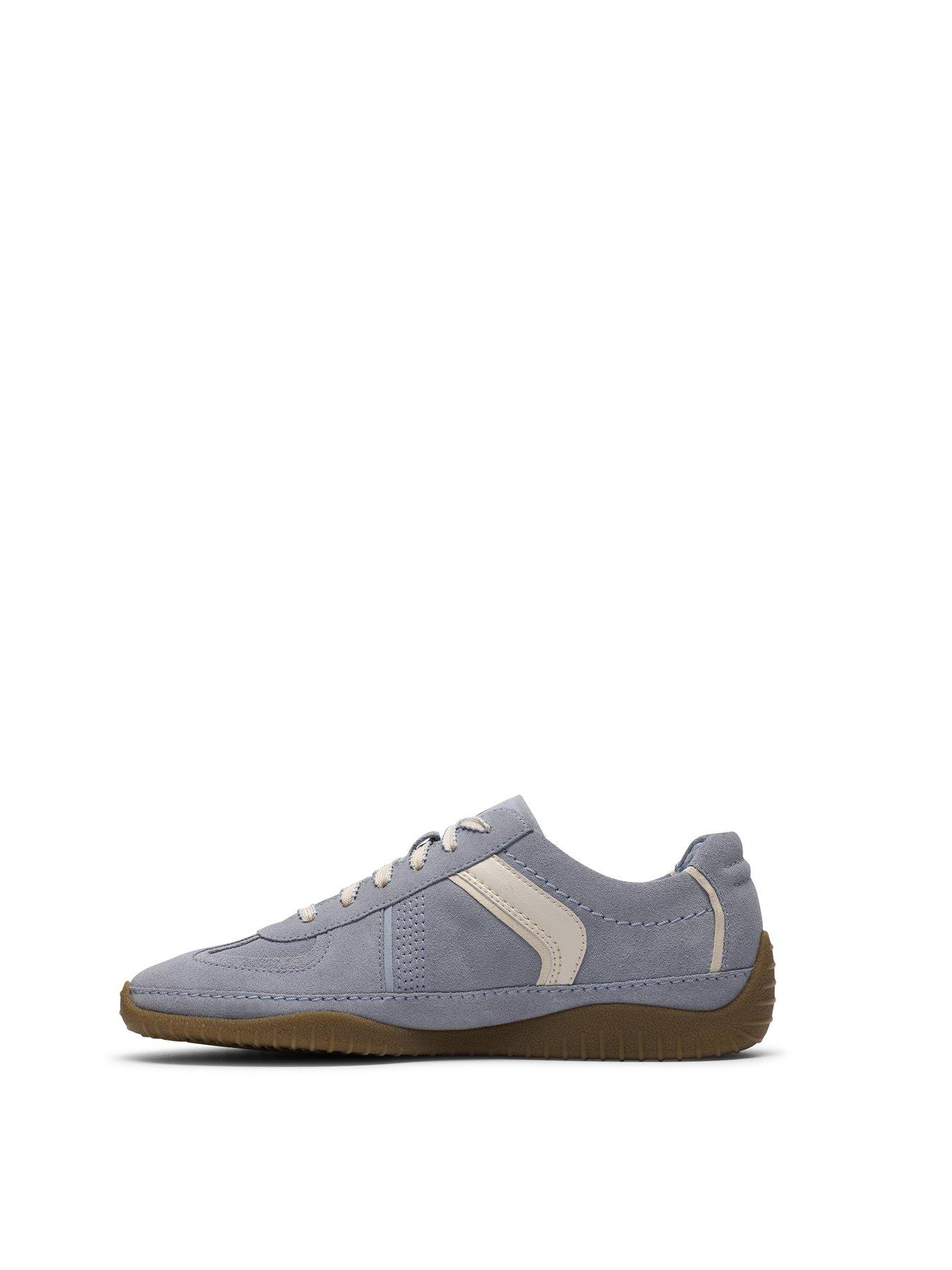  image of clarks-meridor-lo-shoes-light-blue-combi