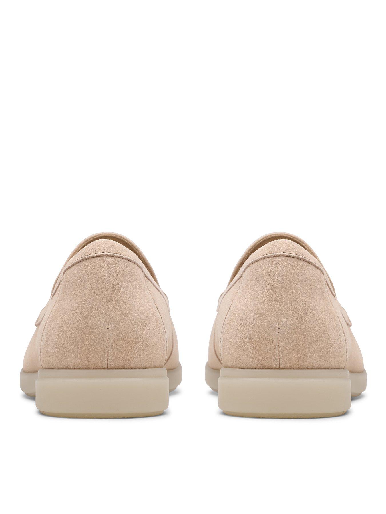  image of clarks-narini-edge-shoes-sand-suede