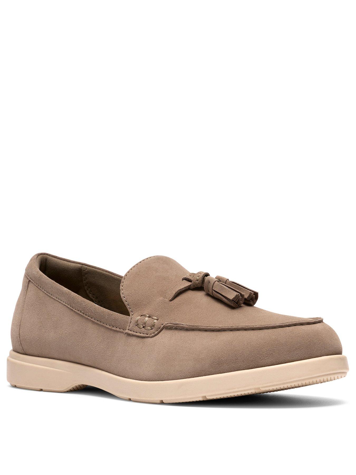 Image 2 of 6 of Clarks Narini Edge Shoes - Stone Suede