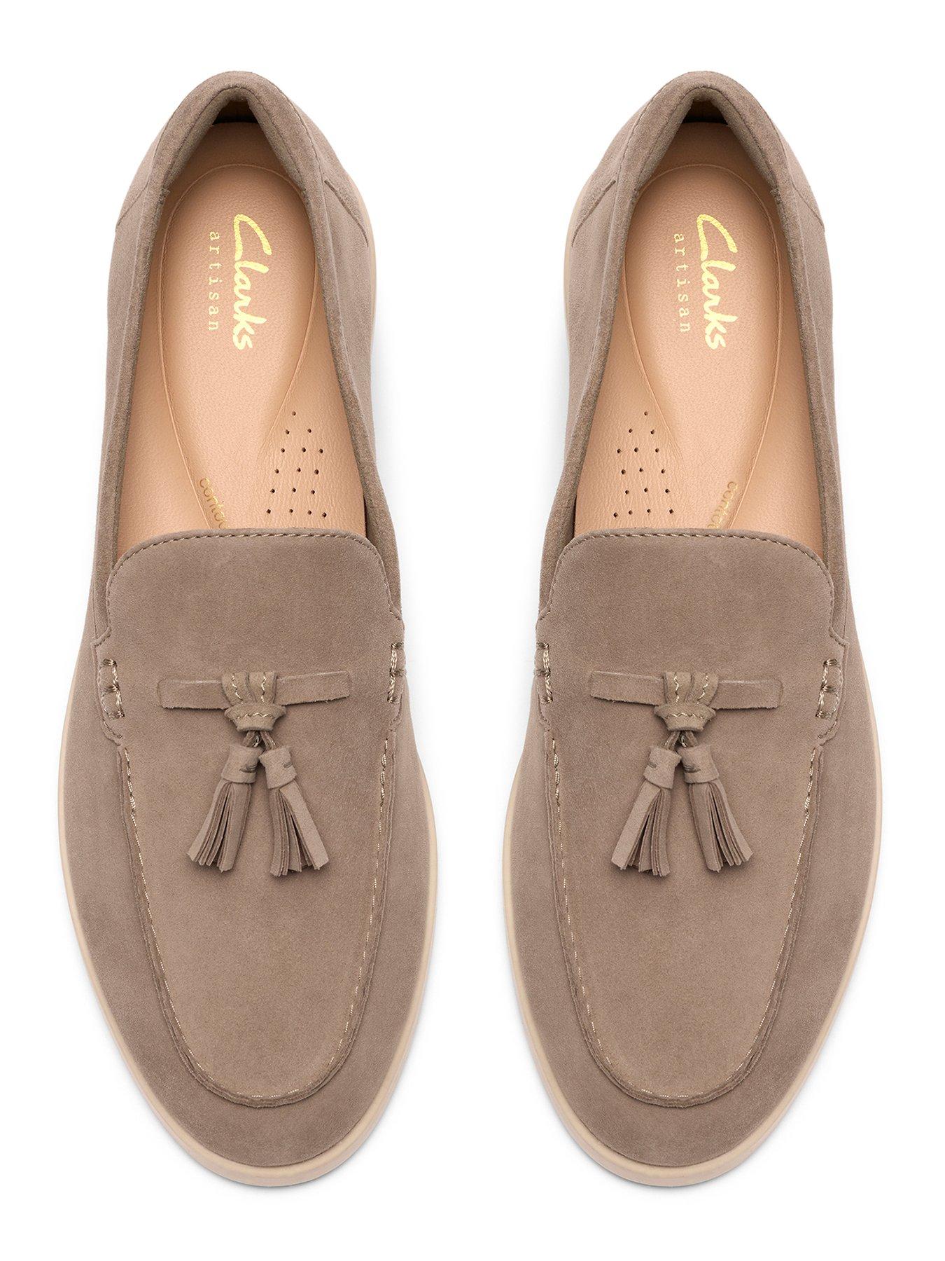 Image 4 of 6 of Clarks Narini Edge Shoes - Stone Suede