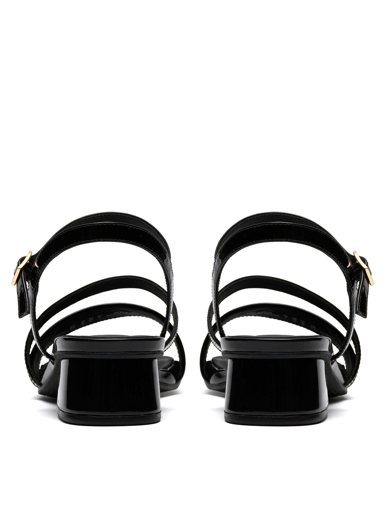  image of clarks-serina35-strap-sandals-black-pat