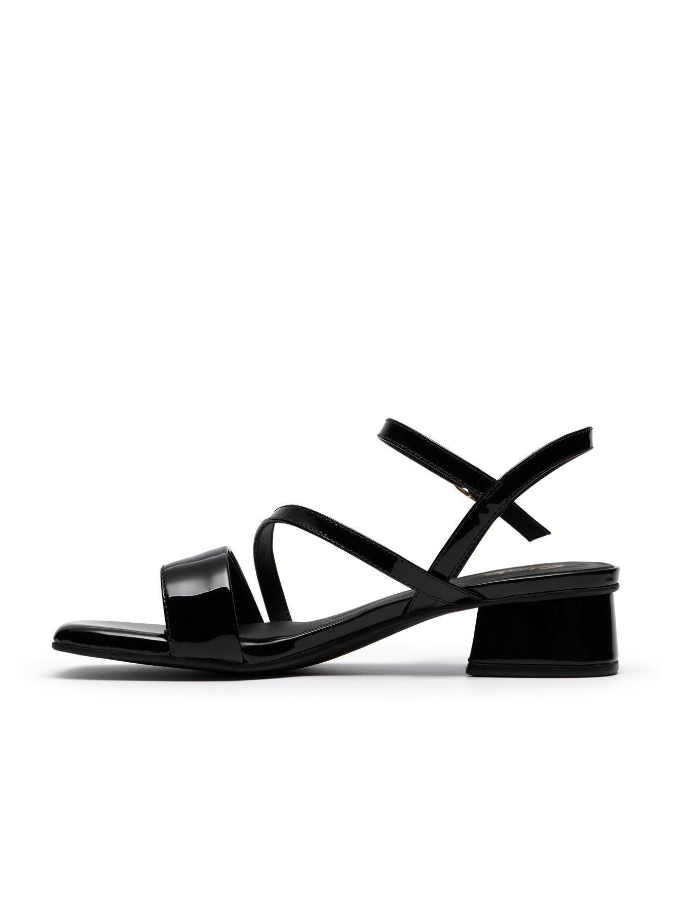  image of clarks-serina35-strap-sandals-black-pat