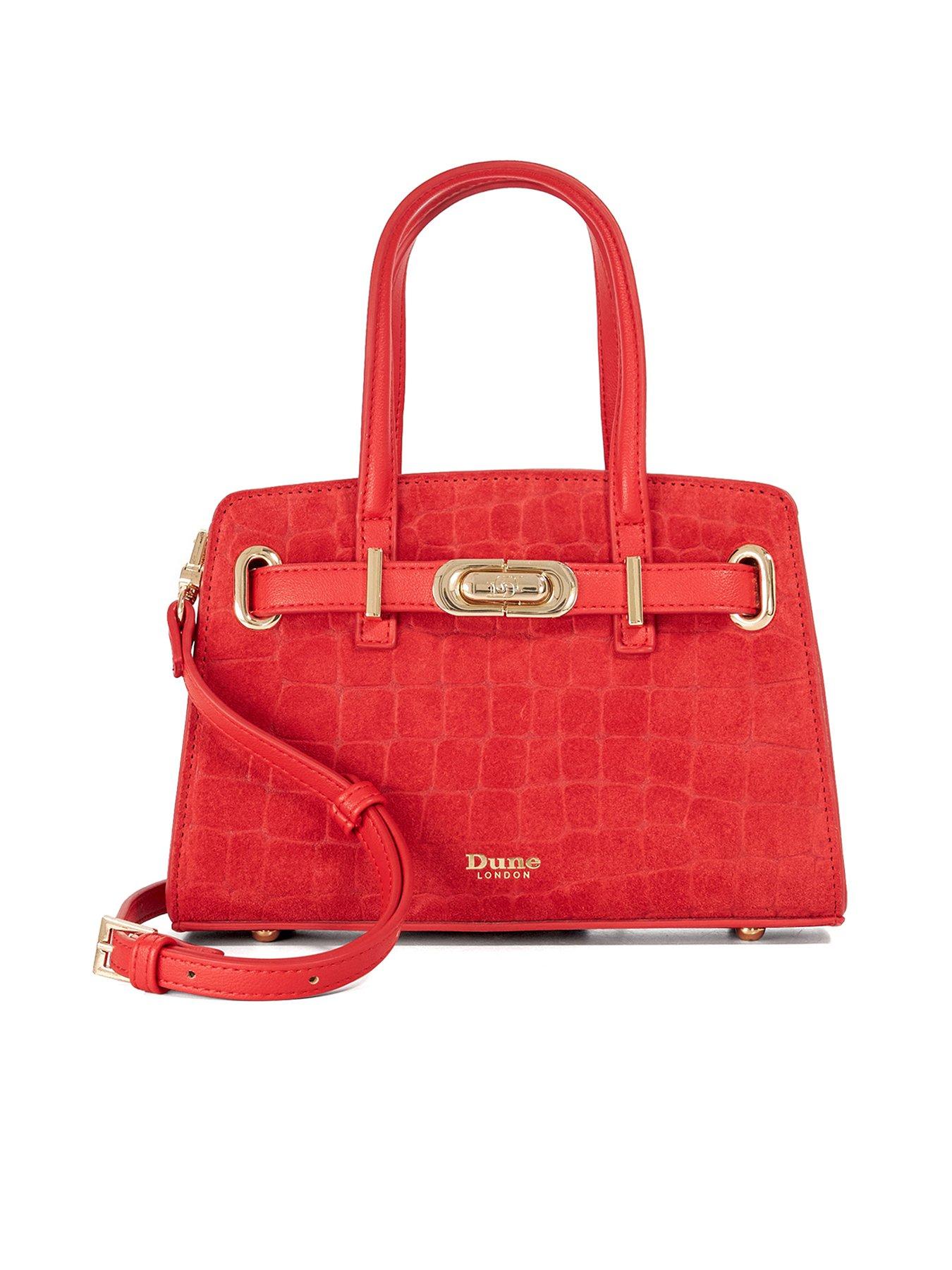  image of dune-london-dinkydefine-belted-grab-bag-red